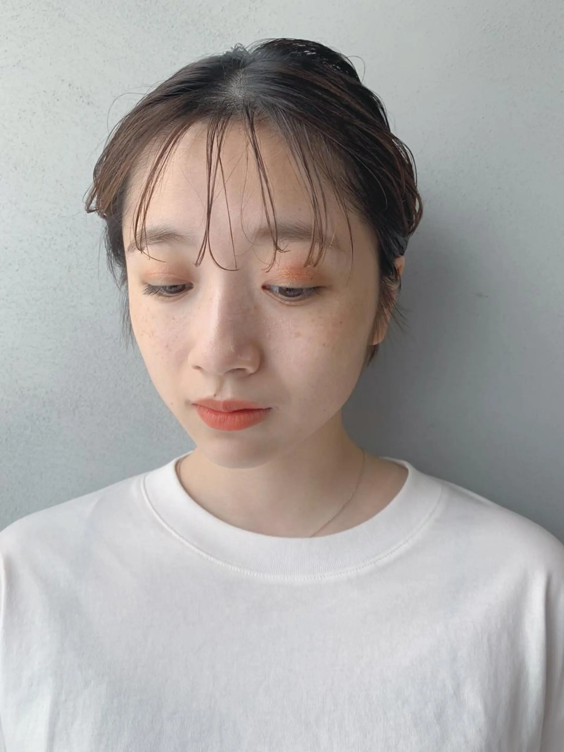 ショート カラー ボブパーマコテ巻き風 パーマNo1深江秀平のヘアスタイル