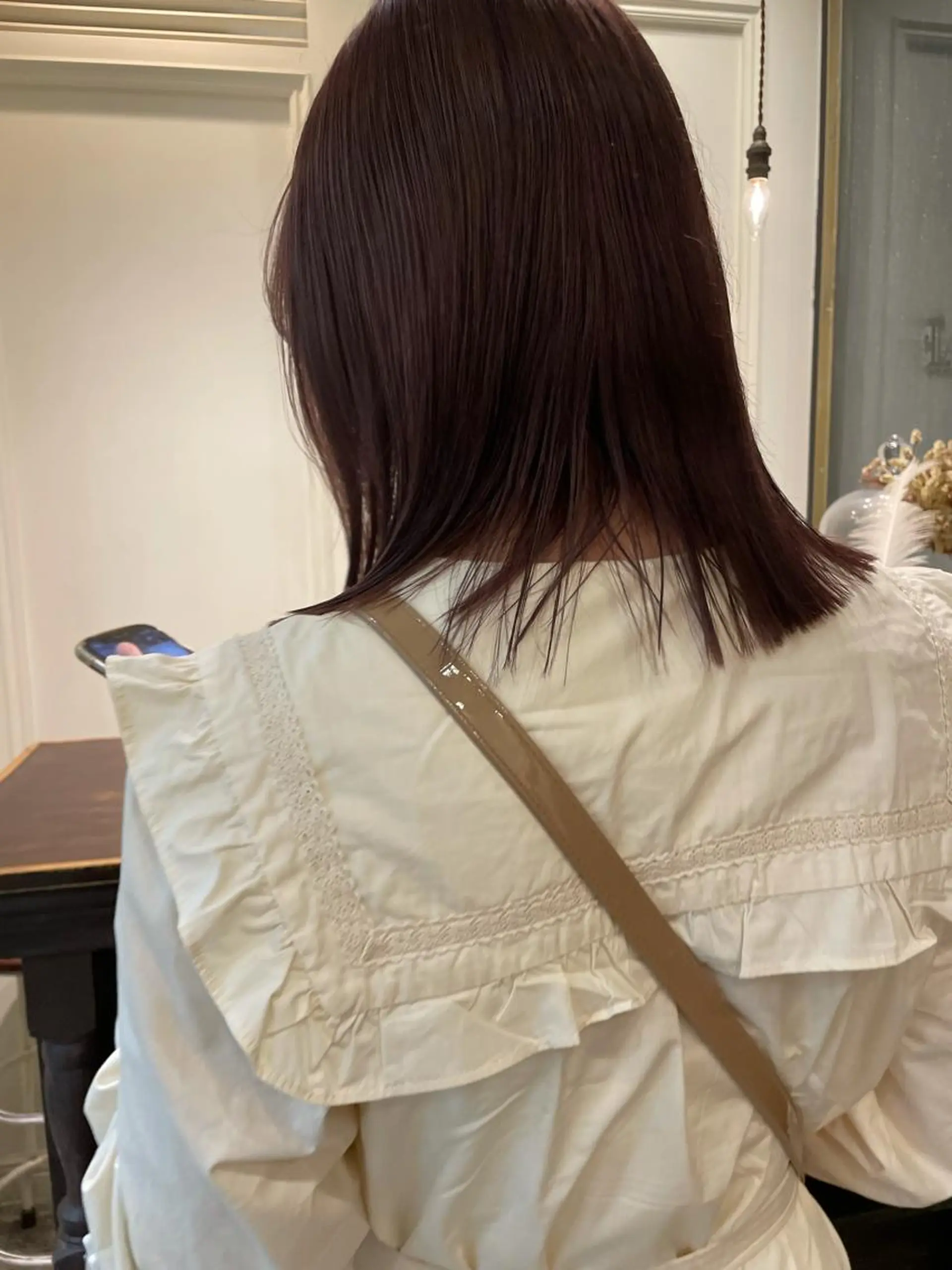 ミディアム カラー classic 新横浜所属・大人girly🛋️ 🤍yukakoのヘアスタイル