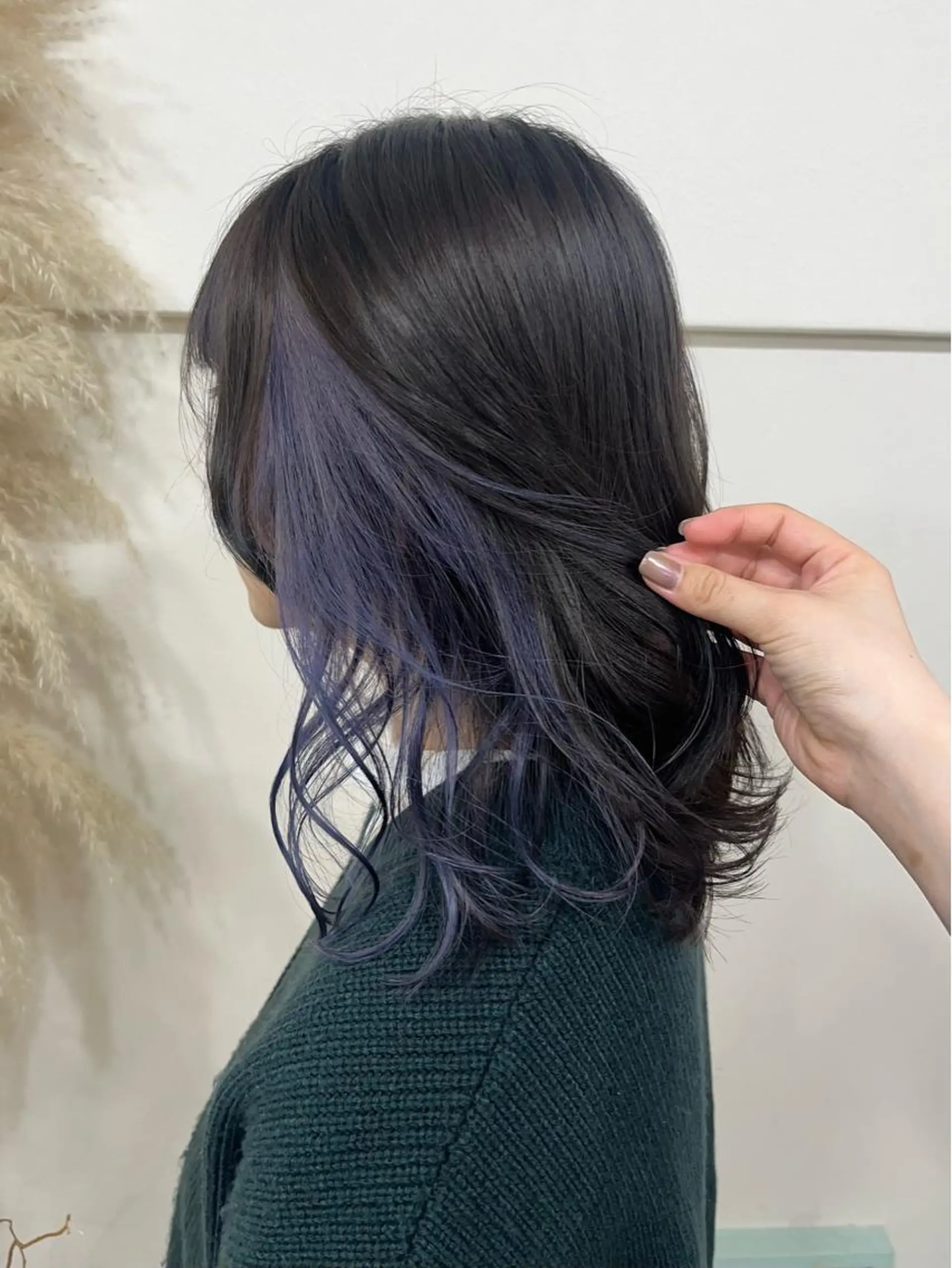 ミディアム ☀️コミヤマミユ☀️ /パーマ/ハイトーンのヘアスタイル