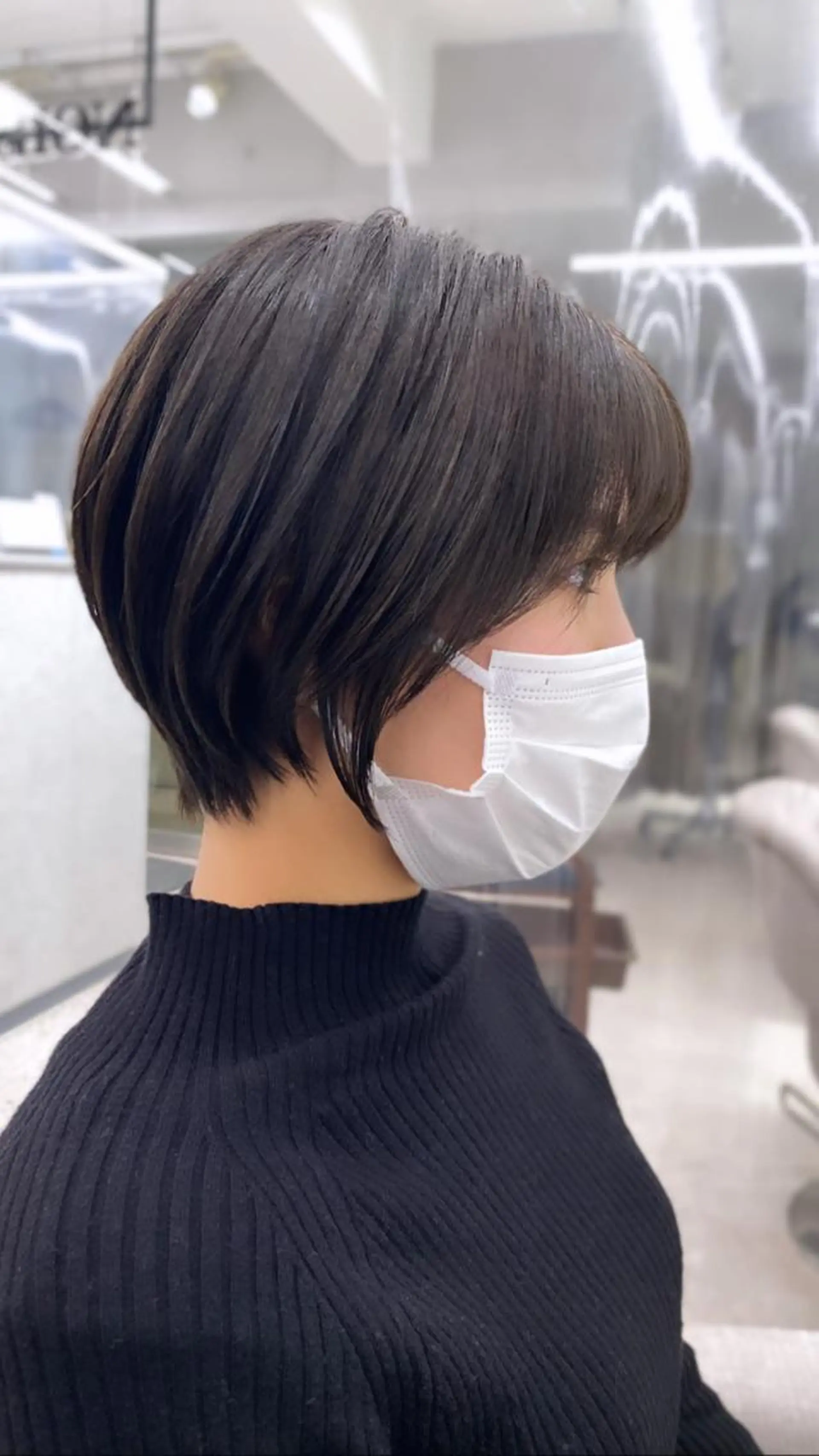 ショート 京都レイヤーカット/ 縮毛矯正/羽柴りくのヘアスタイル