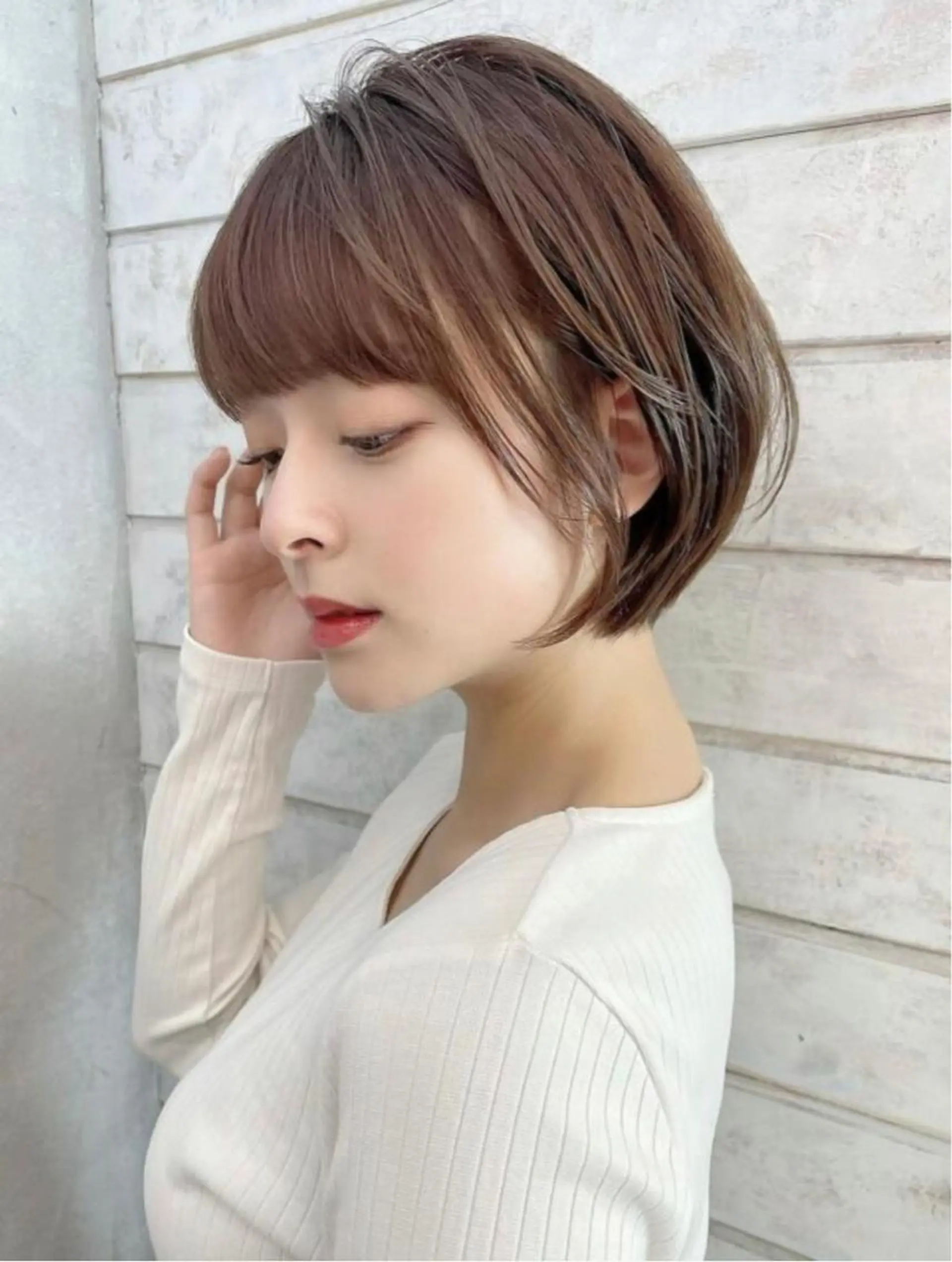 ショート 佐々木 里菜のヘアスタイル