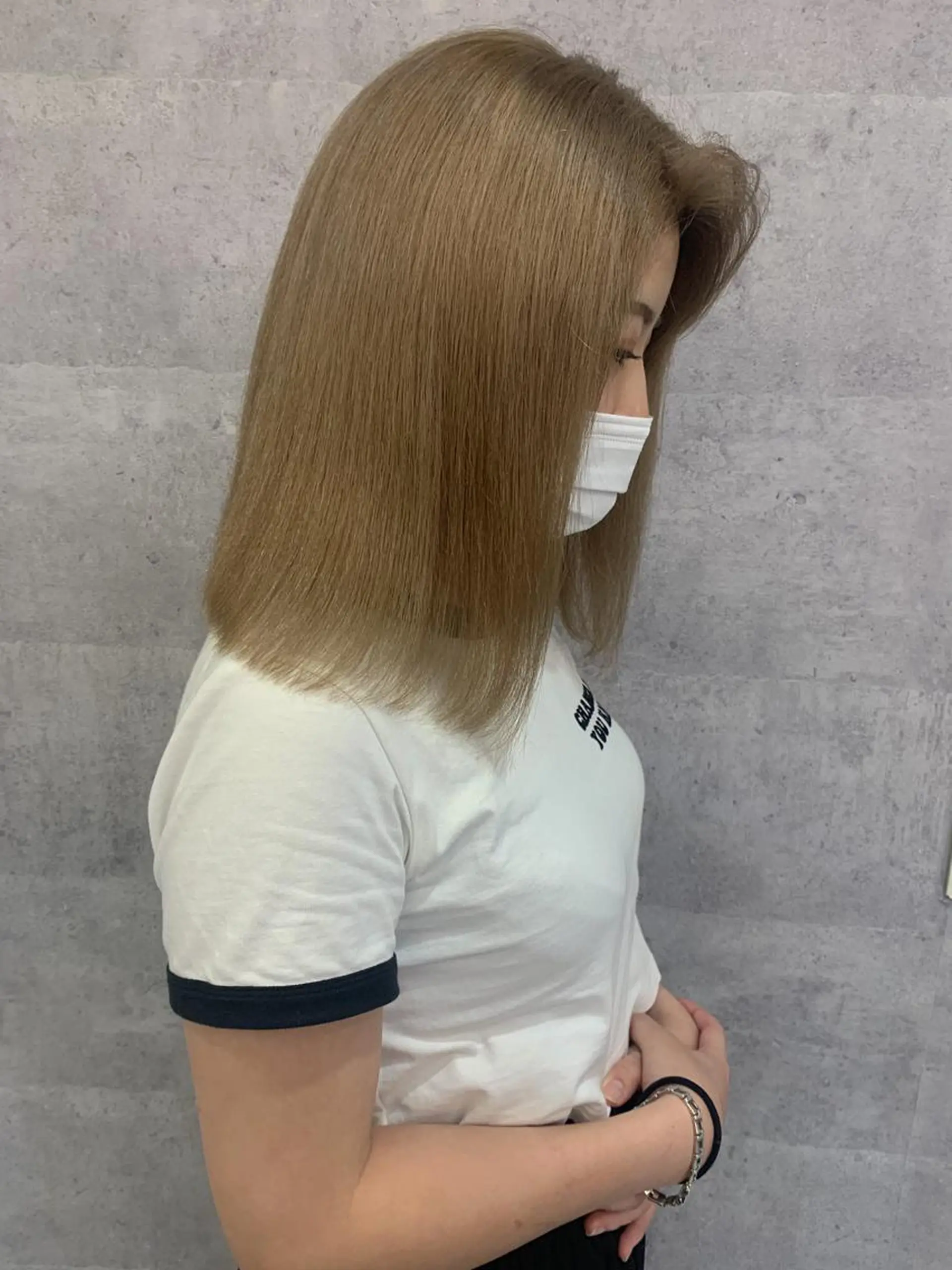 カラー ヘアカラー トリートメント 韓国ハイトーンカラー kana♡のヘアスタイル