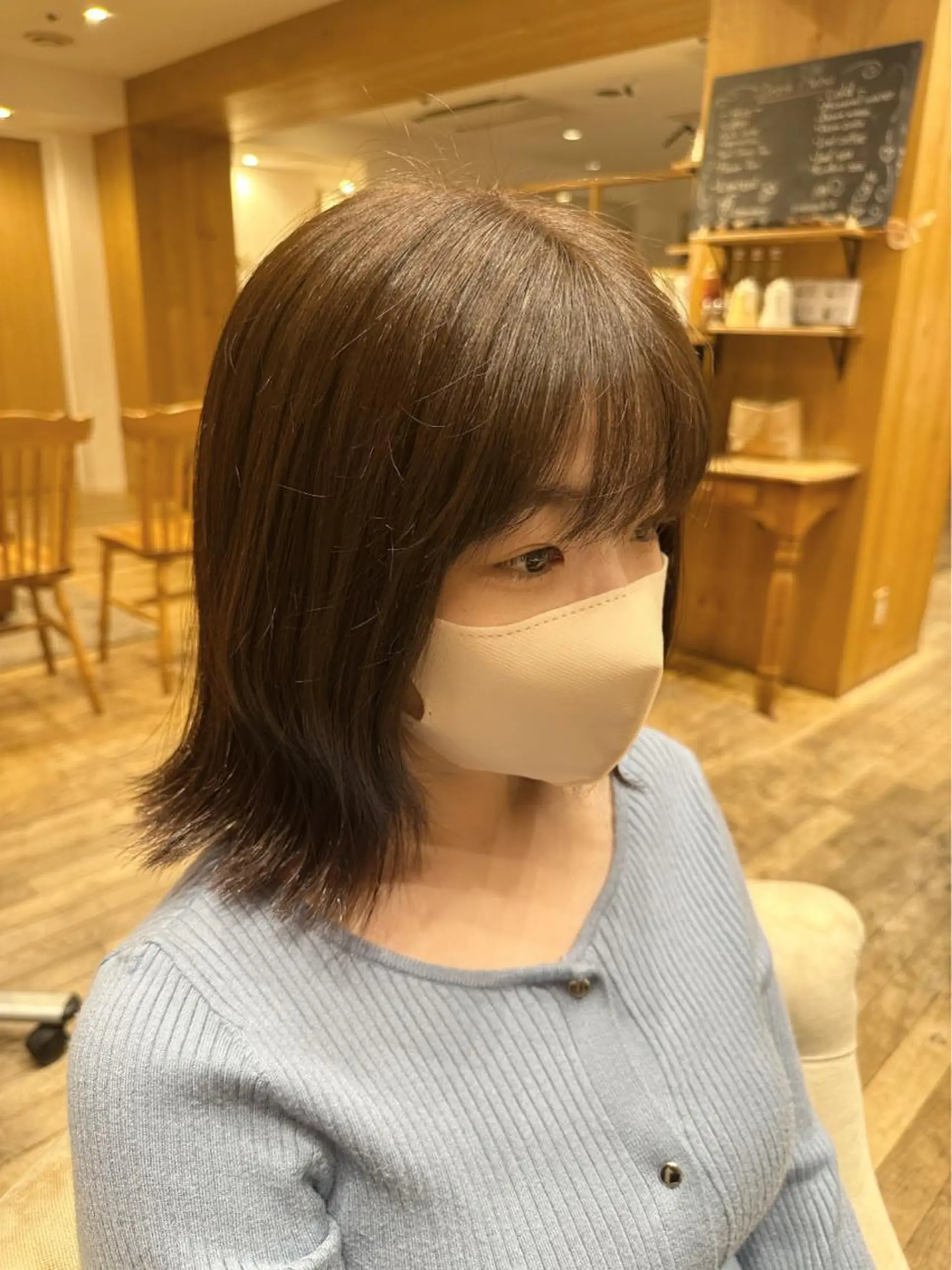 ミディアム 銀座副店長/レイヤー /韓国ヘア/髪質改善のヘアスタイル