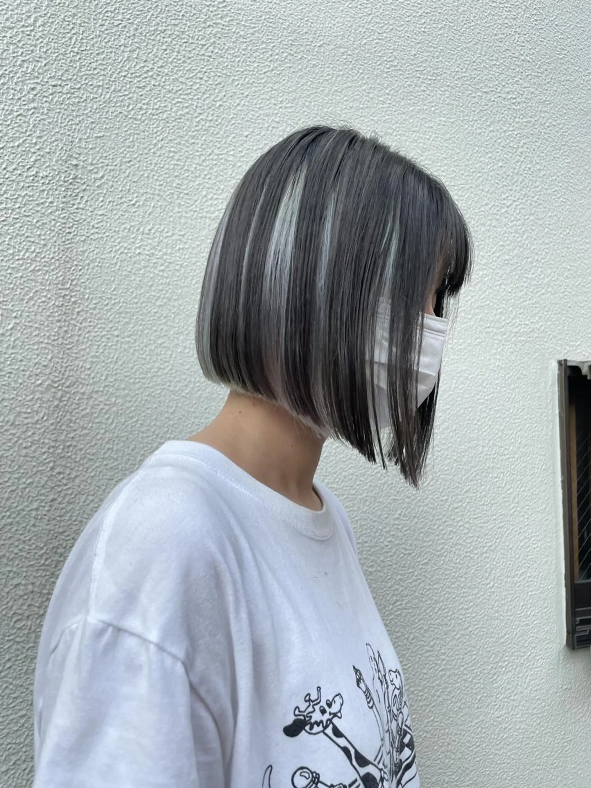 ミディアム カラー インナーカラー ハイトーン/ブリーチ /ウルフ⛓️MAKIのヘアスタイル