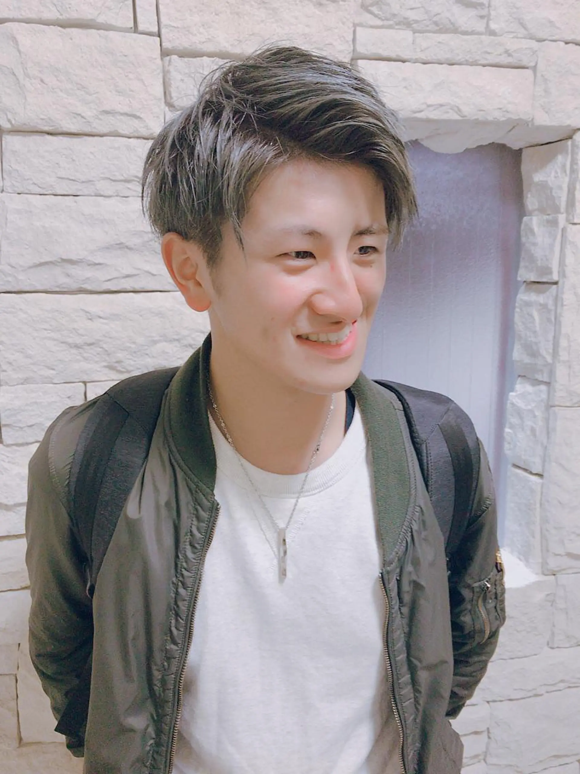 ショート カラー パーマ ヘアアレンジ メンズ 透明感カラー ダブルカラー カット ヘアカラー CHIC share salon所属・ちこ .のヘアスタイル