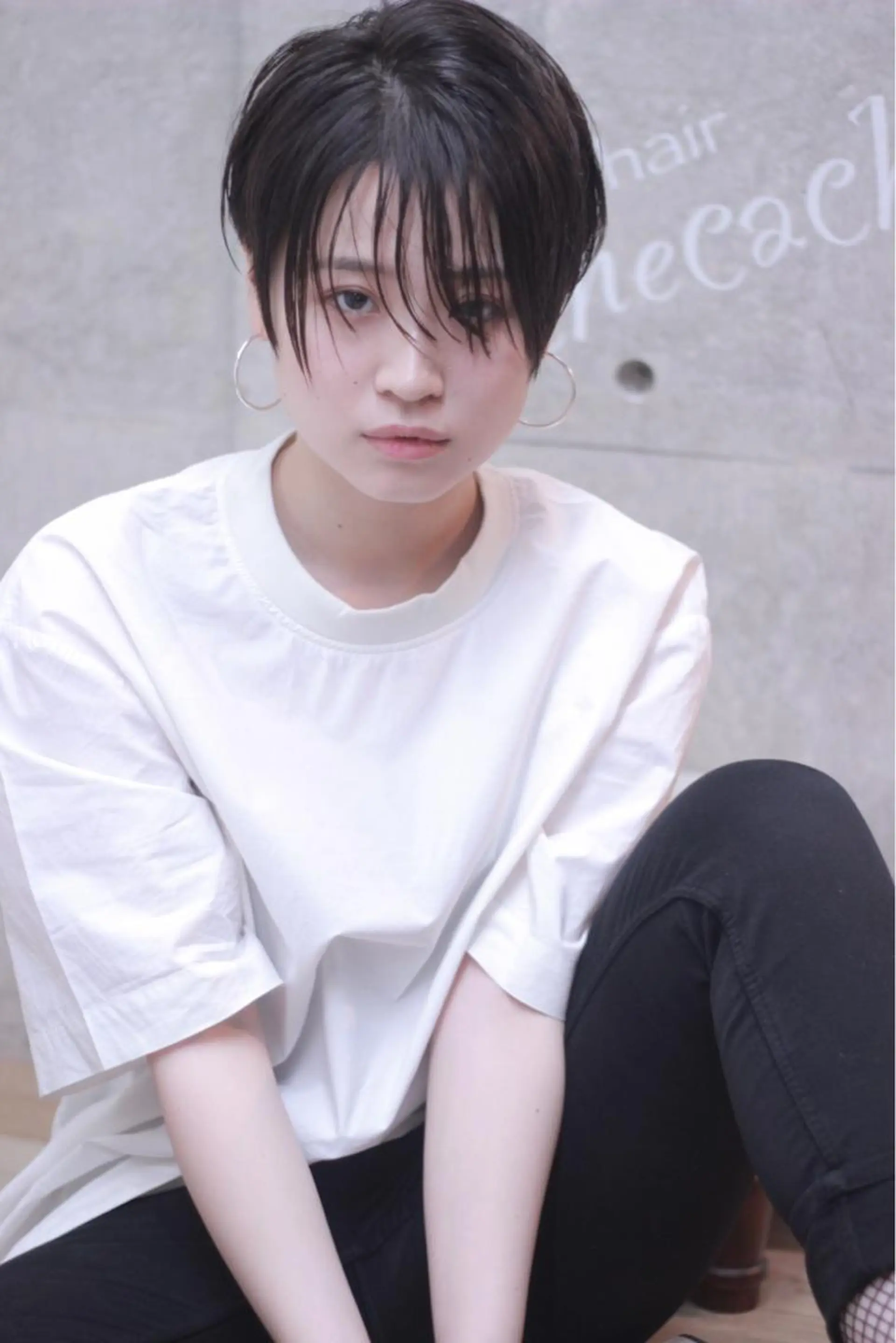 ショート カラー ショートヘア cachecache所属・及川 光のヘアスタイル