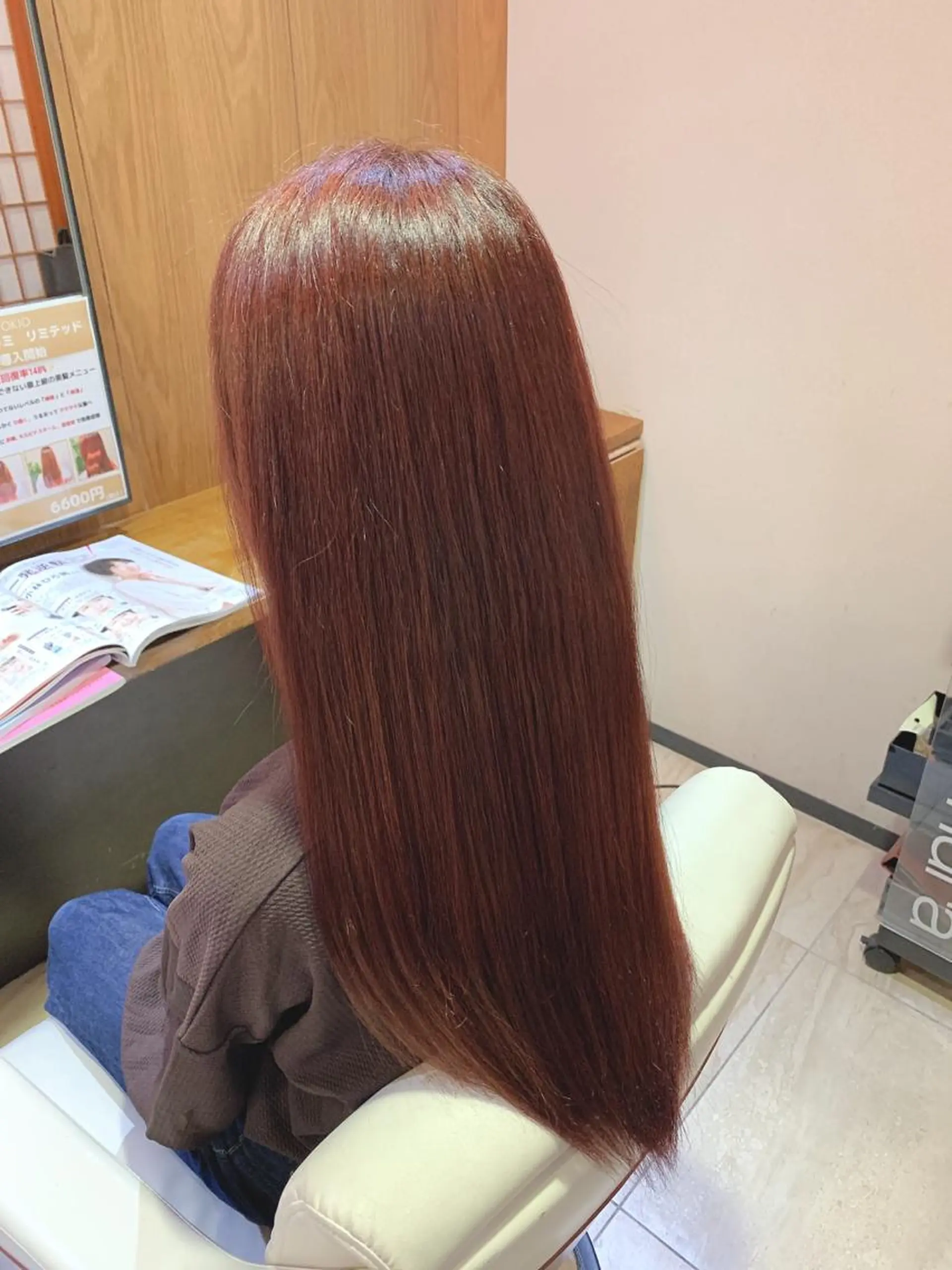 ロング カラー トリートメント beautism clock所属・韓国風🇰🇷うる艶 レイヤー/海青🫧のヘアスタイル