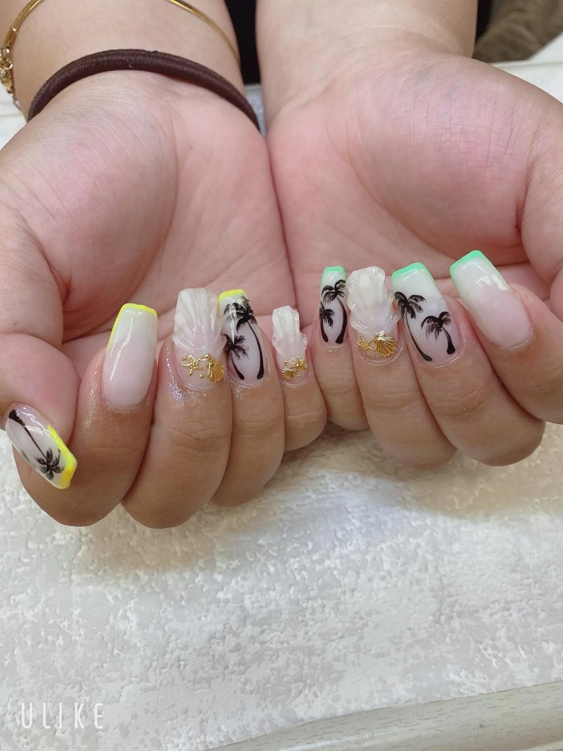 ミディアム ハンドネイル JNA認定講師🌸 RIEのネイルデザイン