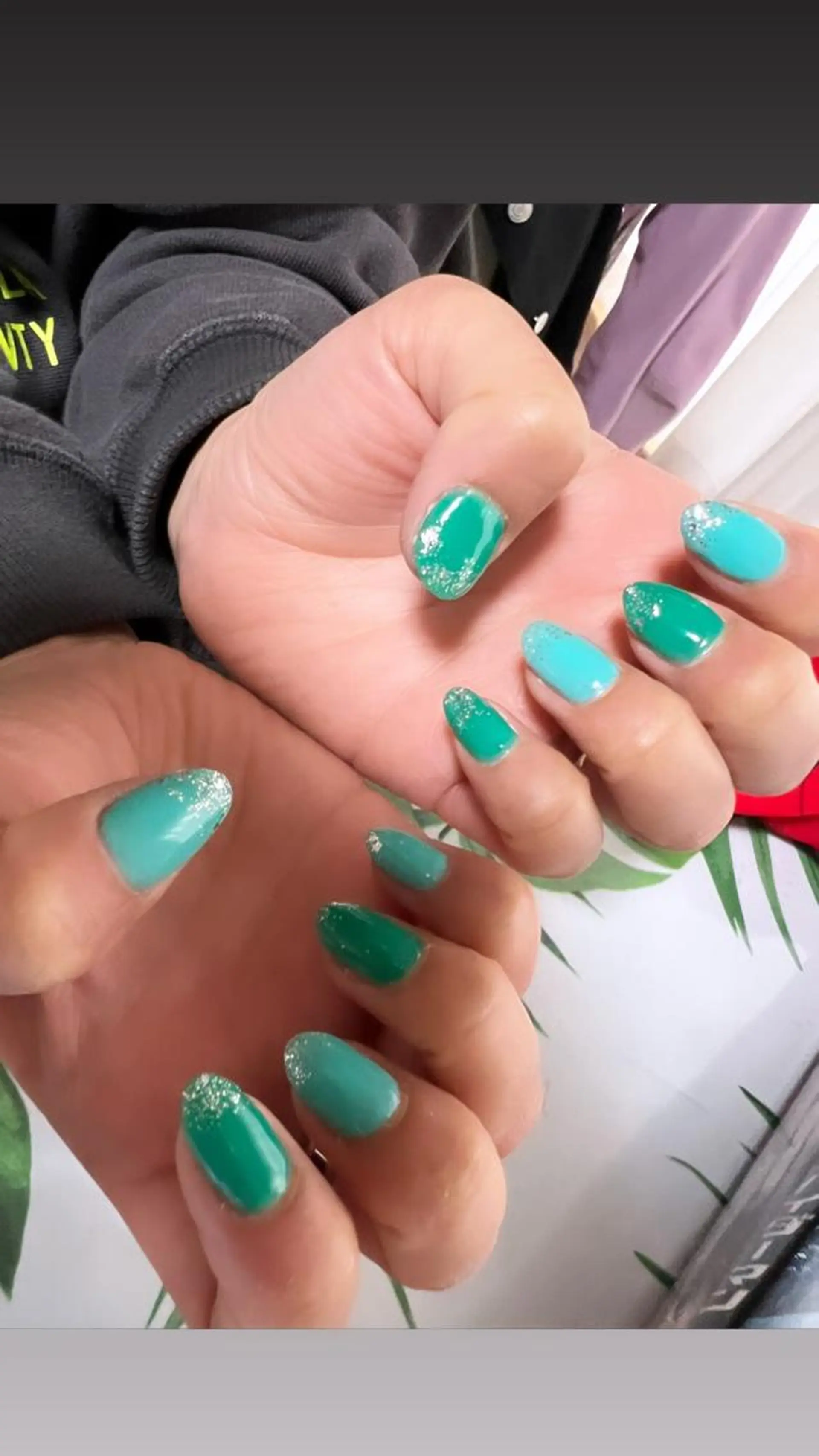 ネイル グリーン Allure Yuuのネイルデザイン