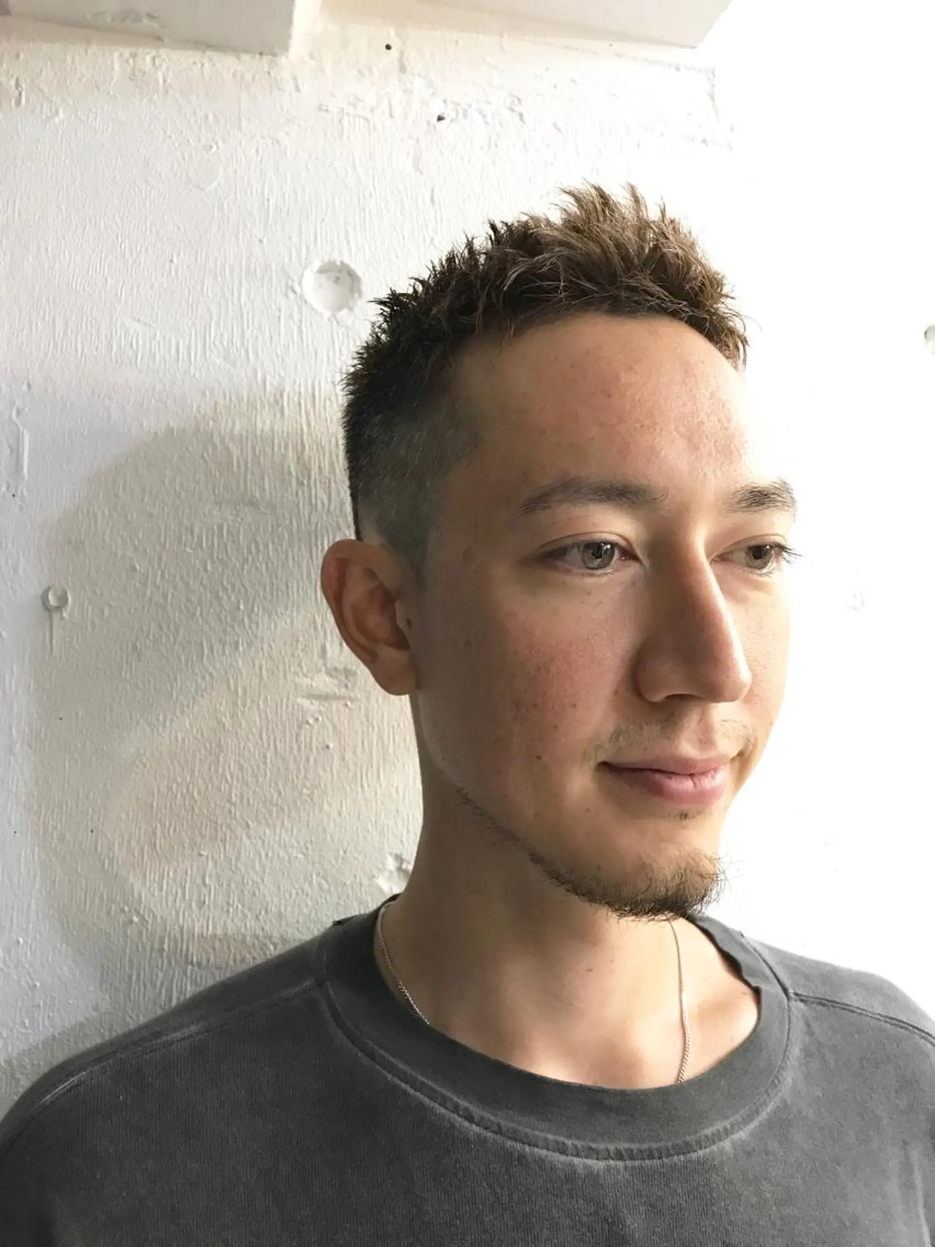 ショート メンズ カット 木村陸弥 似合わせ 透明感カラー🌿のヘアスタイル