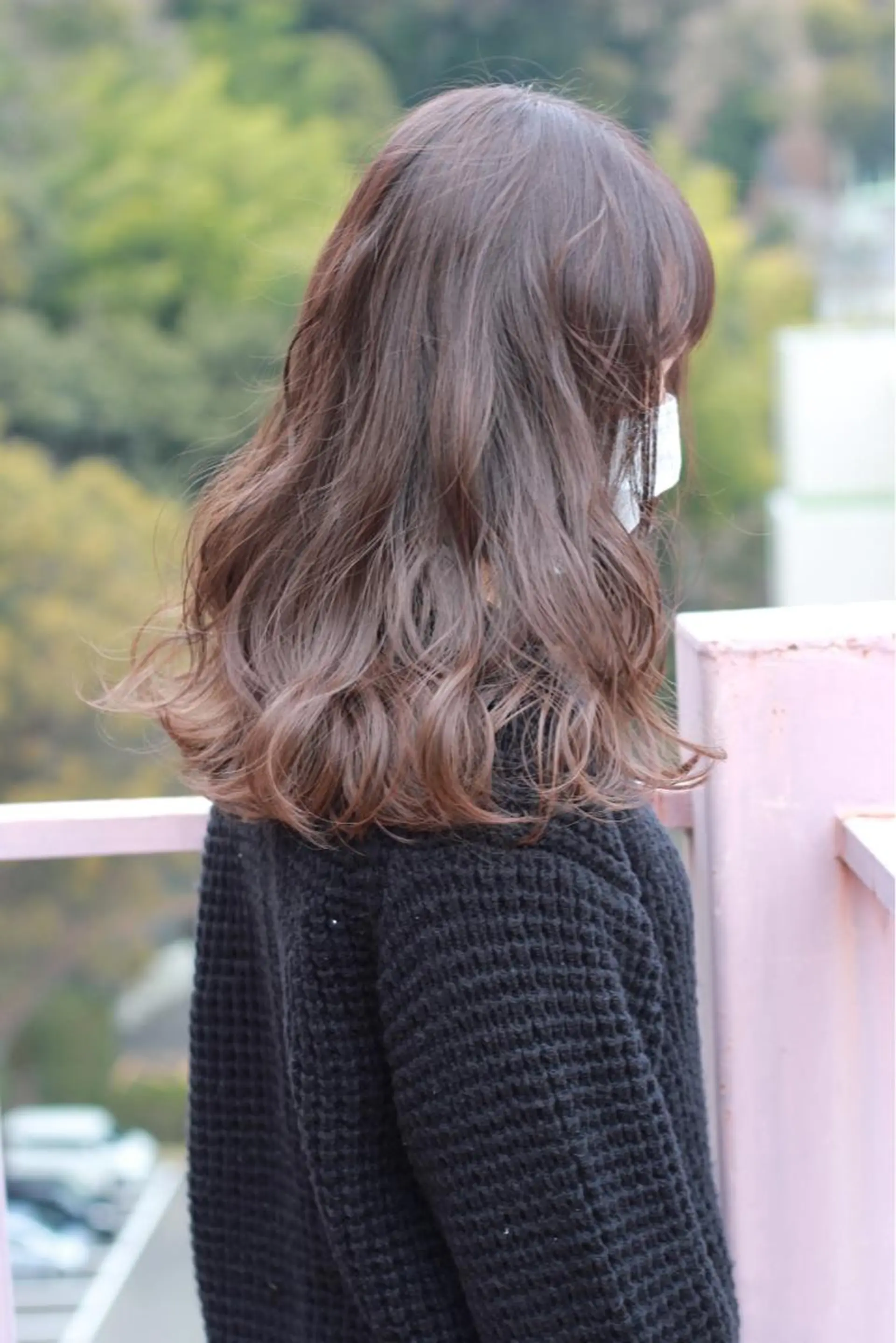 セミロング カラー グレージュ ハイライトカラー ハイライト ヘアカラー Viage （ビアージュ）のヘアスタイル