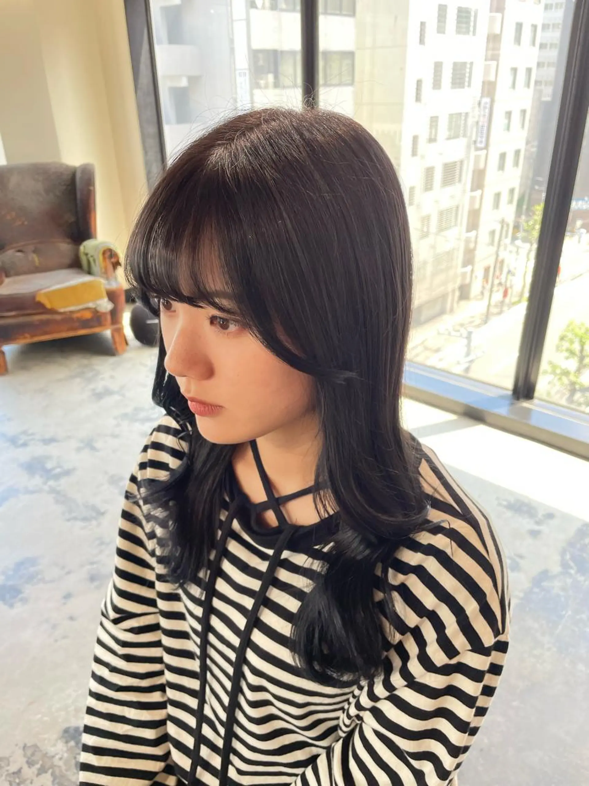 カラー La fith hair ray 札幌店所属・顔まわり/W カラー/リョウのヘアスタイル