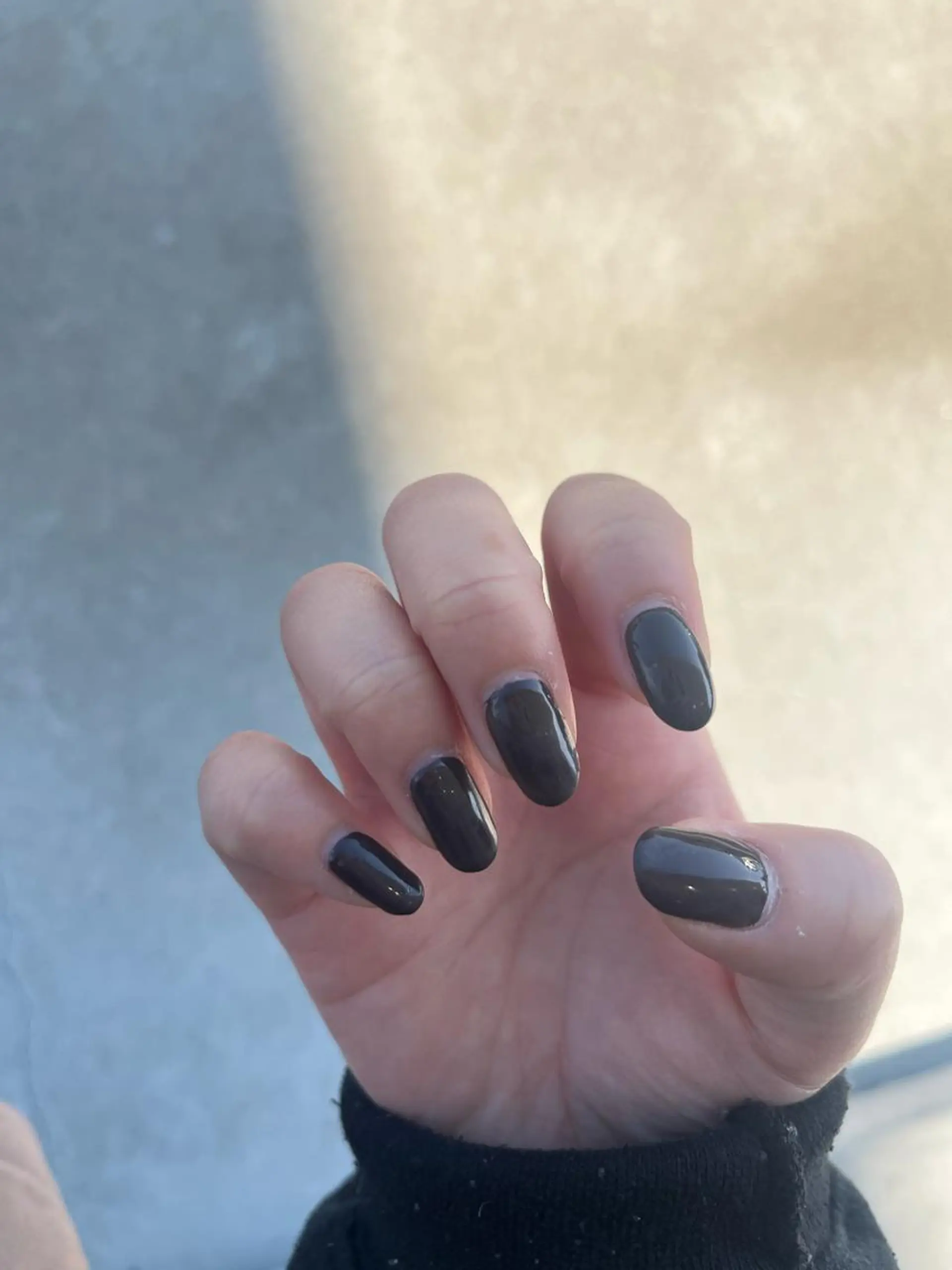 ネイル ブラウン ワンカラーネイル aloalo所属・aloalo MIKAのネイルデザイン