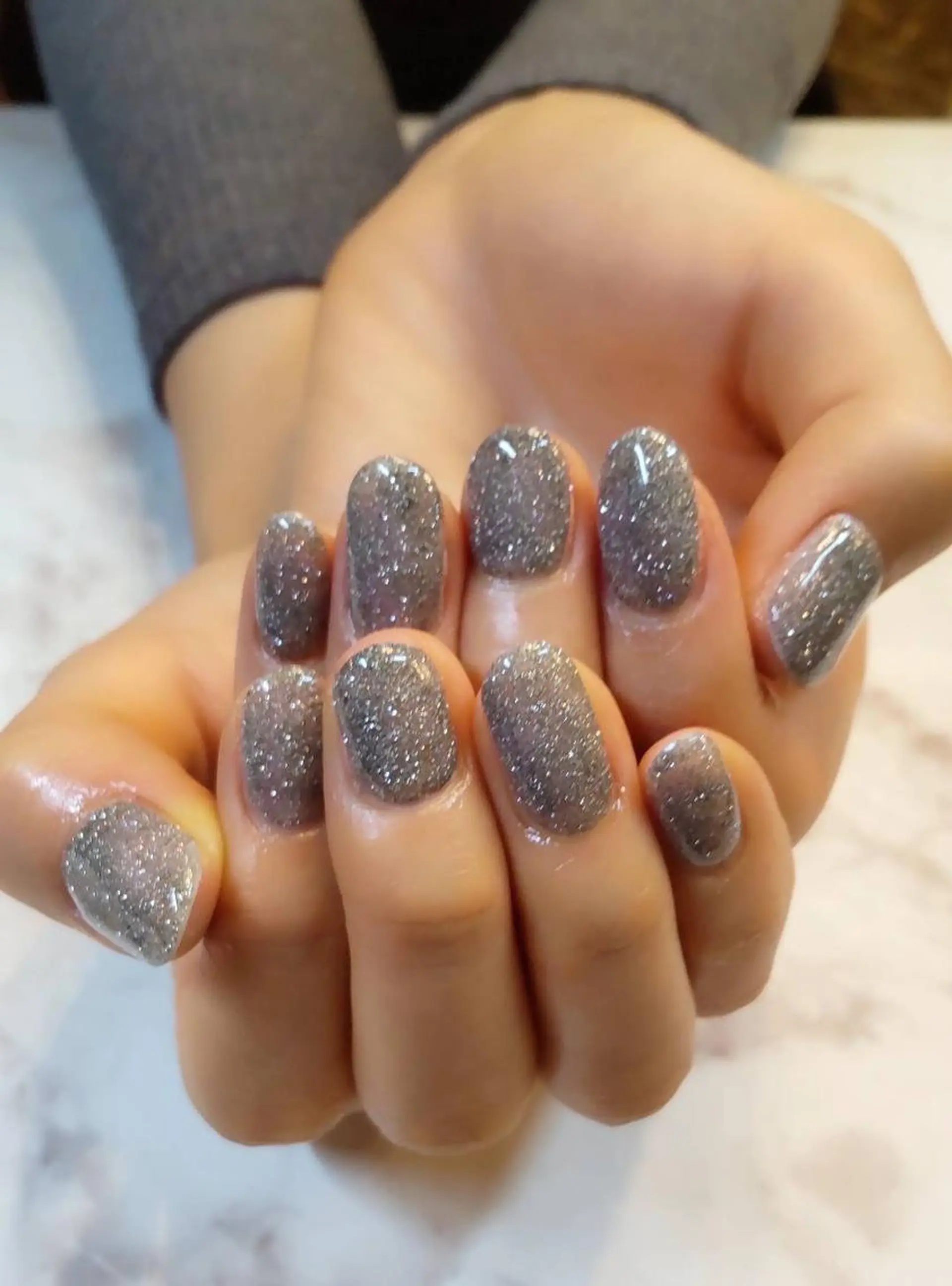 ネイル アートネイル フラッシュネイル キラキラネイル 韓国ネイル ラメ(グリッター) Nailist Honamiのネイルデザイン