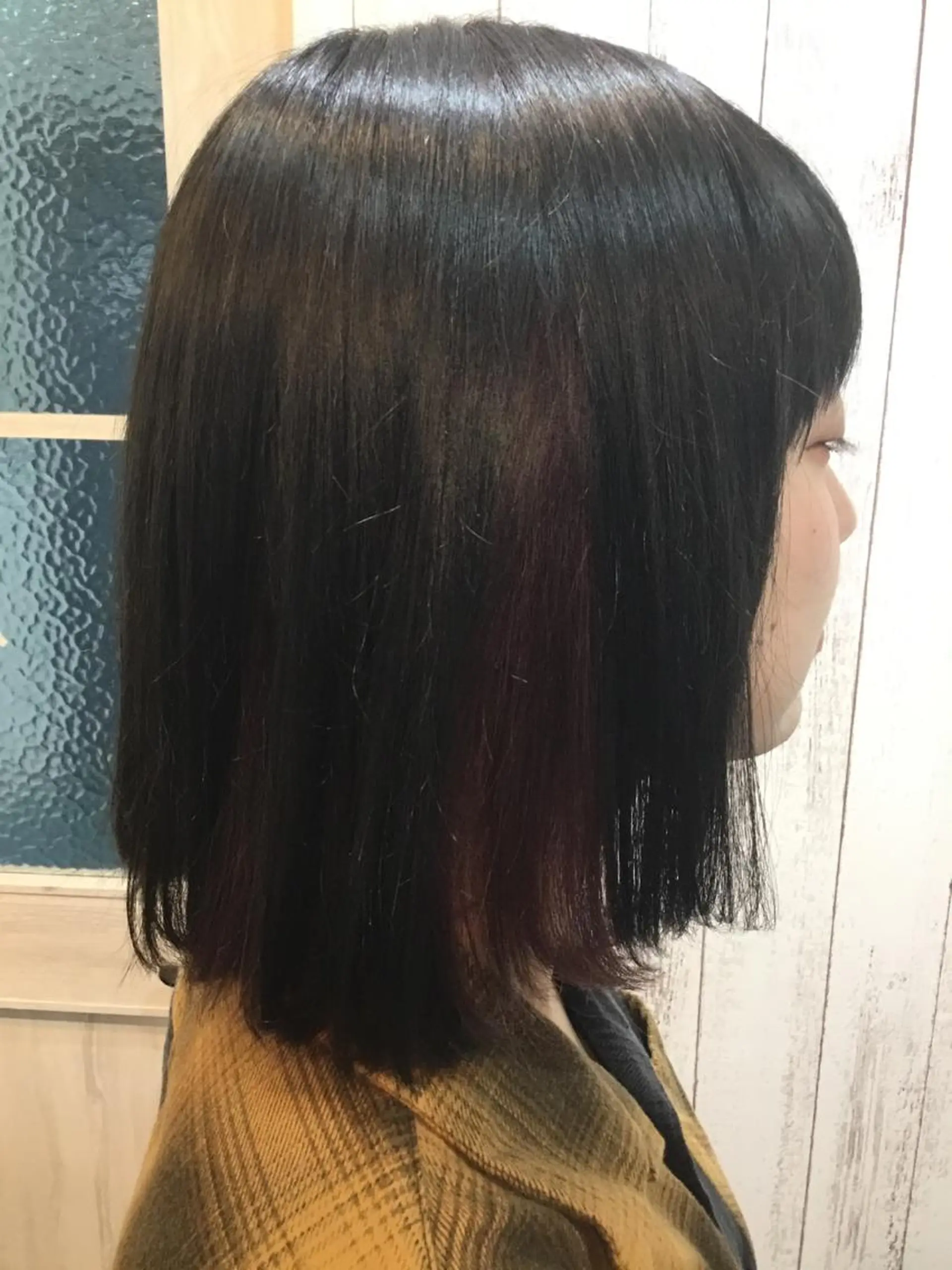 ミディアム カラー 金崎 新吾のヘアスタイル