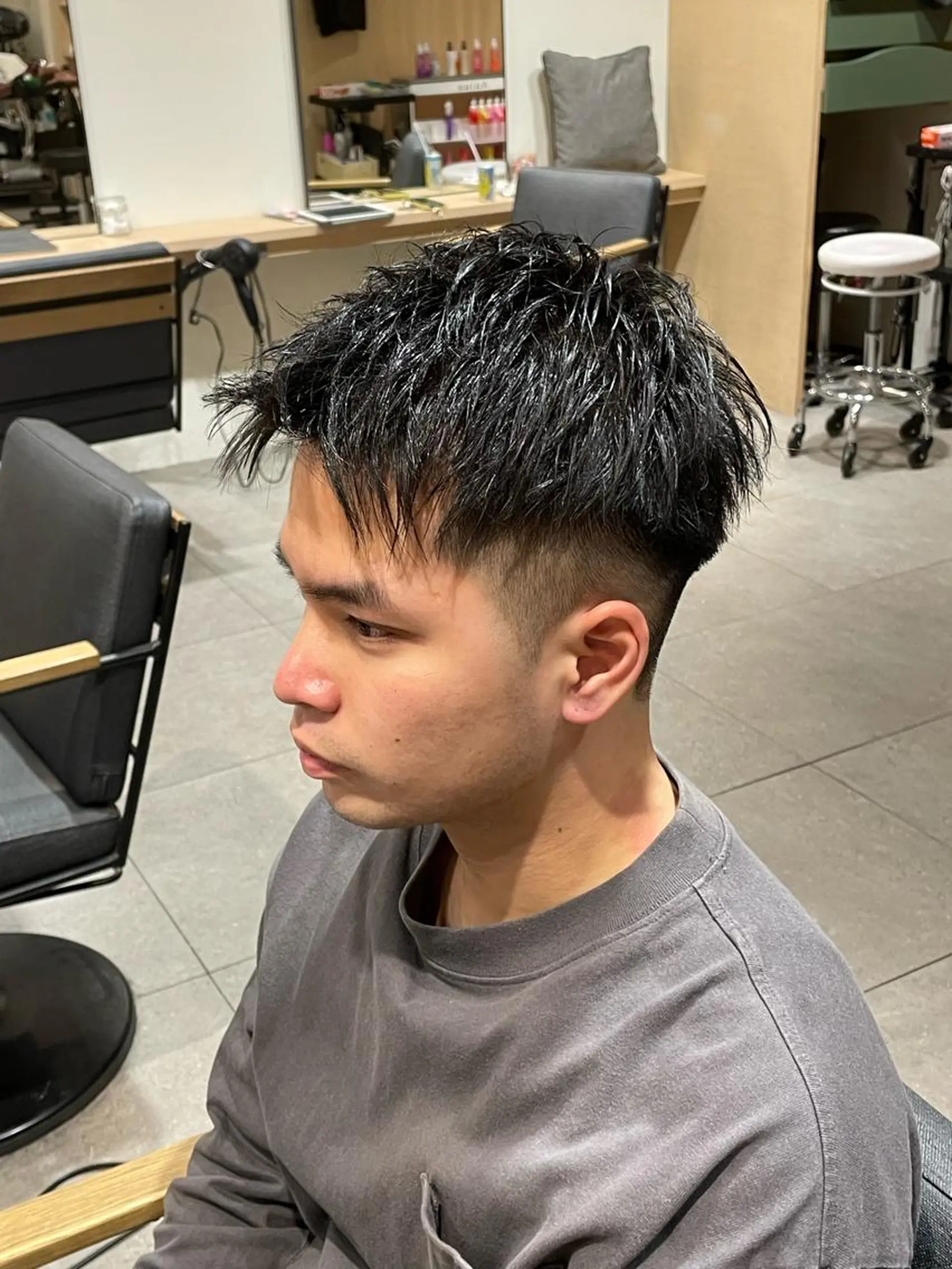 メンズ カット Le'a所属・渋谷/フェード/ 國分 翔のヘアスタイル