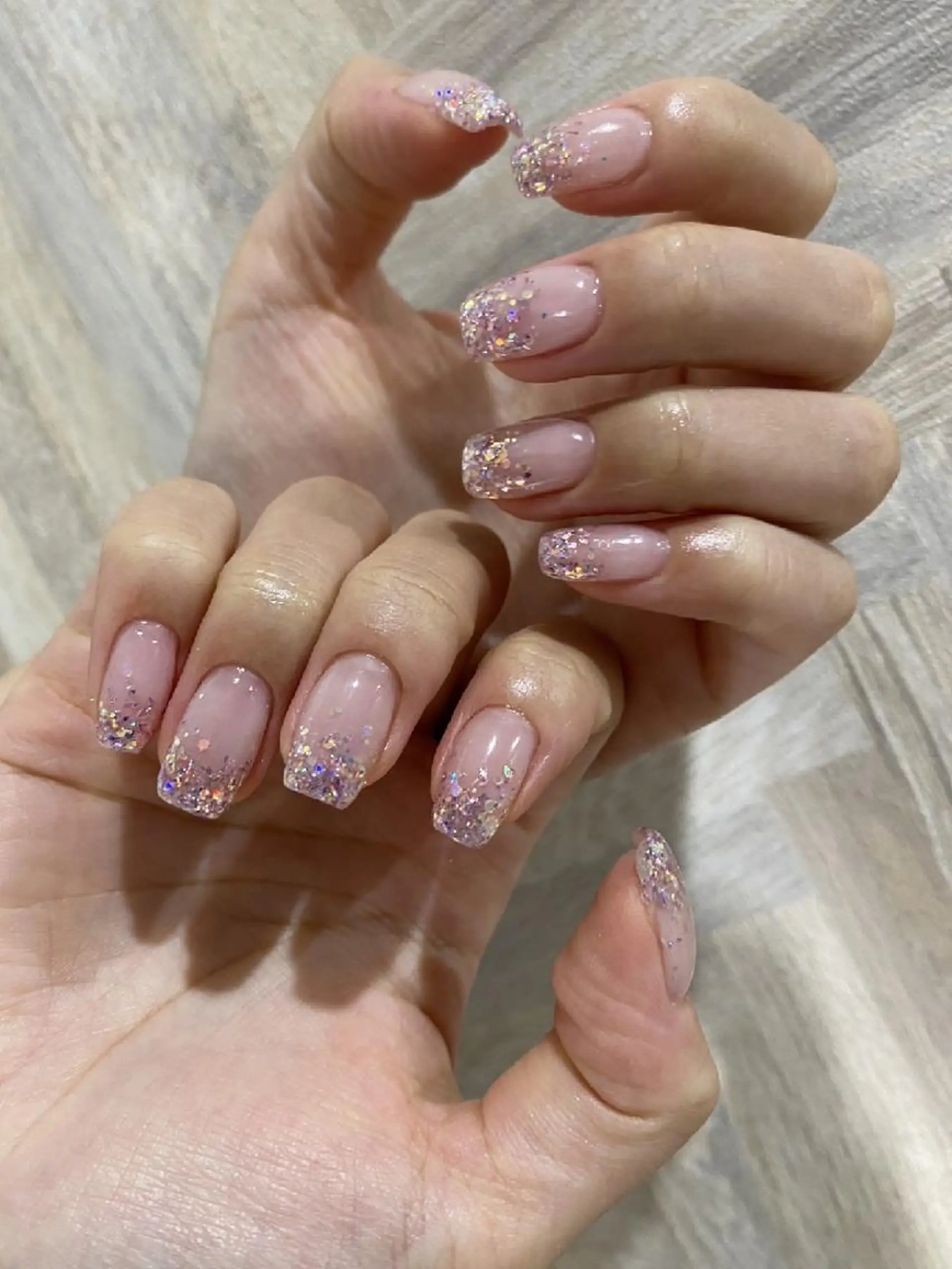 ネイル ジェルネイル グラデーション ワンカラーネイル パラジェル ハンドネイル Miss:R  中津店 所属・稲岡 麻里亜のネイルデザイン