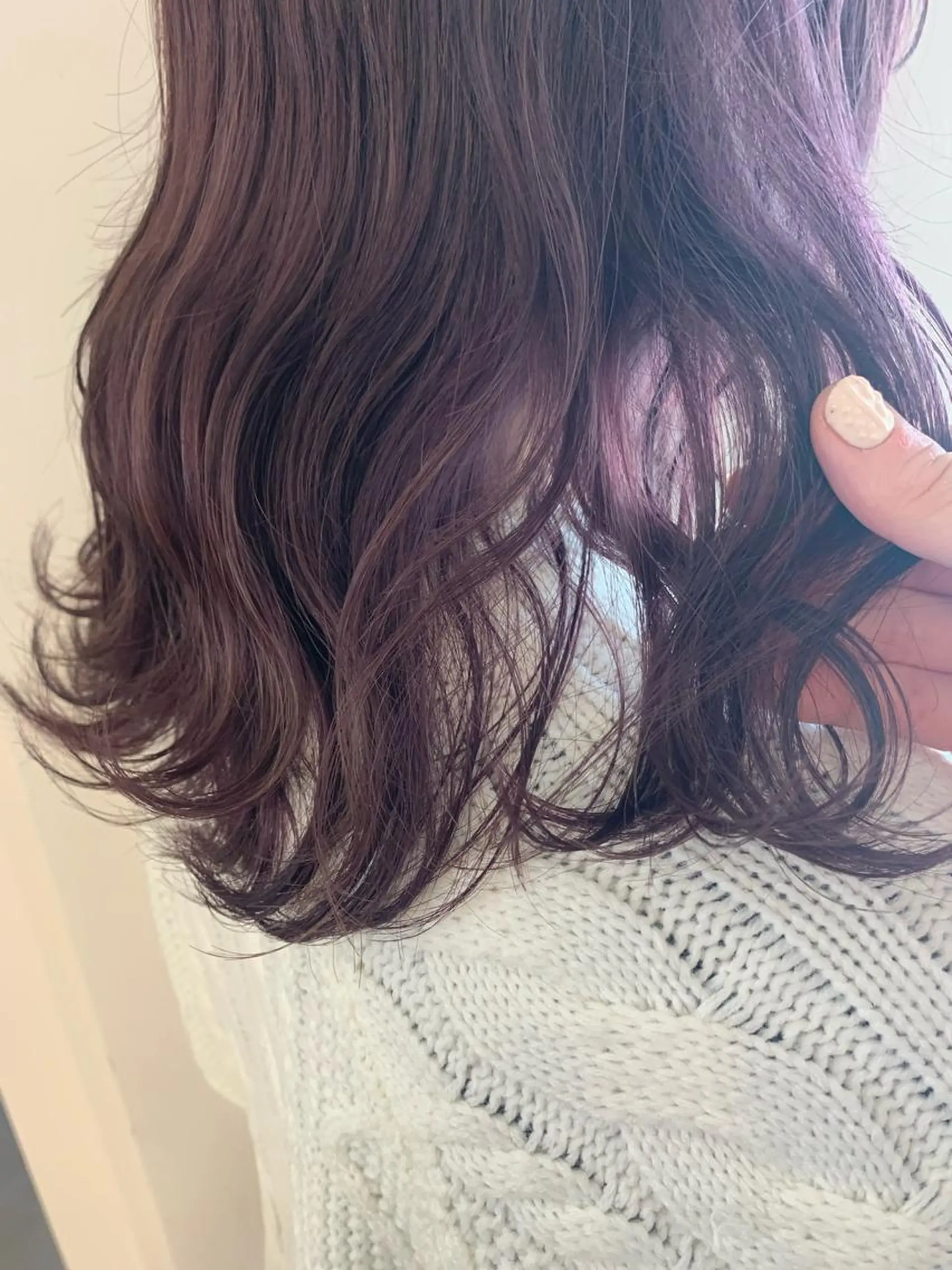 セミロング カラー カット ヘアカラー トリートメント 暖色専門美容師🎀 お客様満足度◎のヘアスタイル