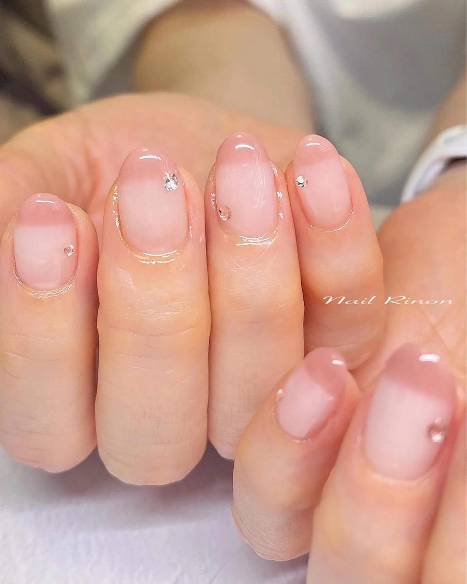 ネイル オフィスネイル ハンドネイル Nail Rinonのネイルデザイン