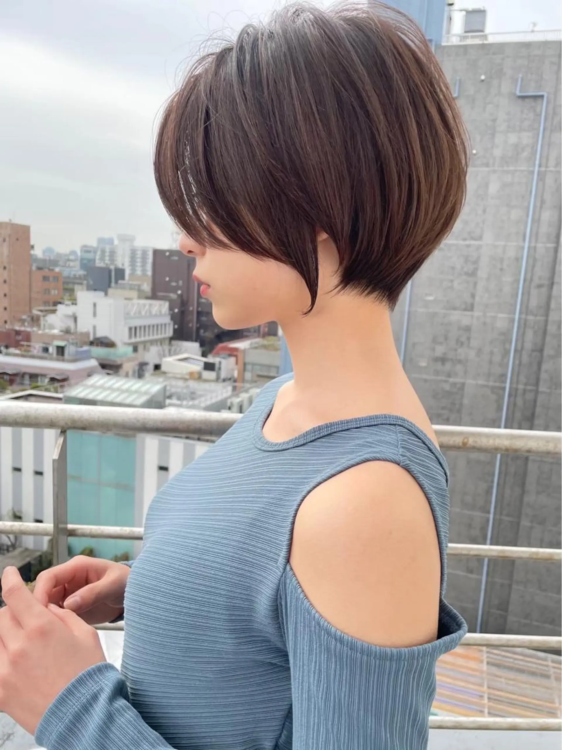 ショート カット ヘアカラー トリートメント 🫧縮毛矯正/ウルフ /レイヤー/白倉のヘアスタイル