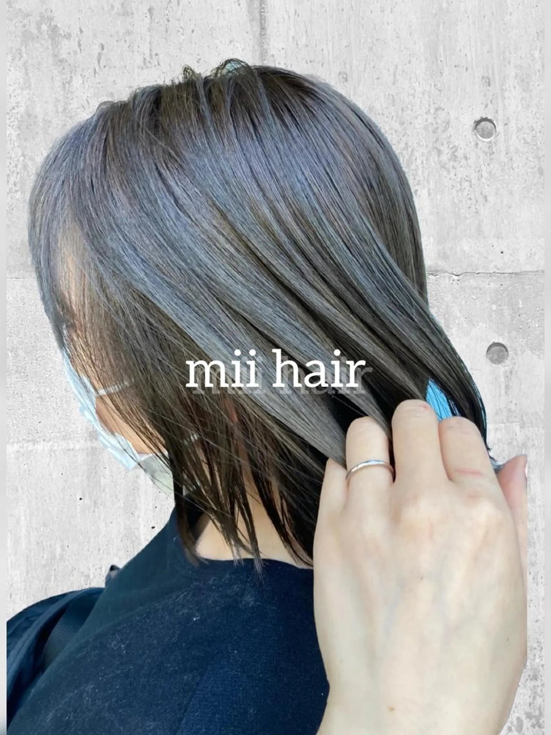 ミディアム カラー グレージュ Miku❇️ フェイスレイヤーのヘアスタイル
