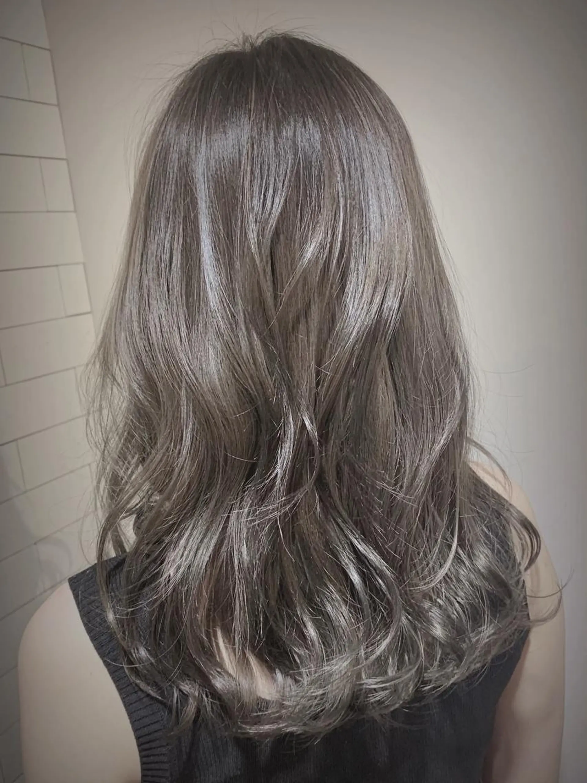 セミロング ヘアカラー トリートメント ヘアセット 坂本 なつきのヘアスタイル