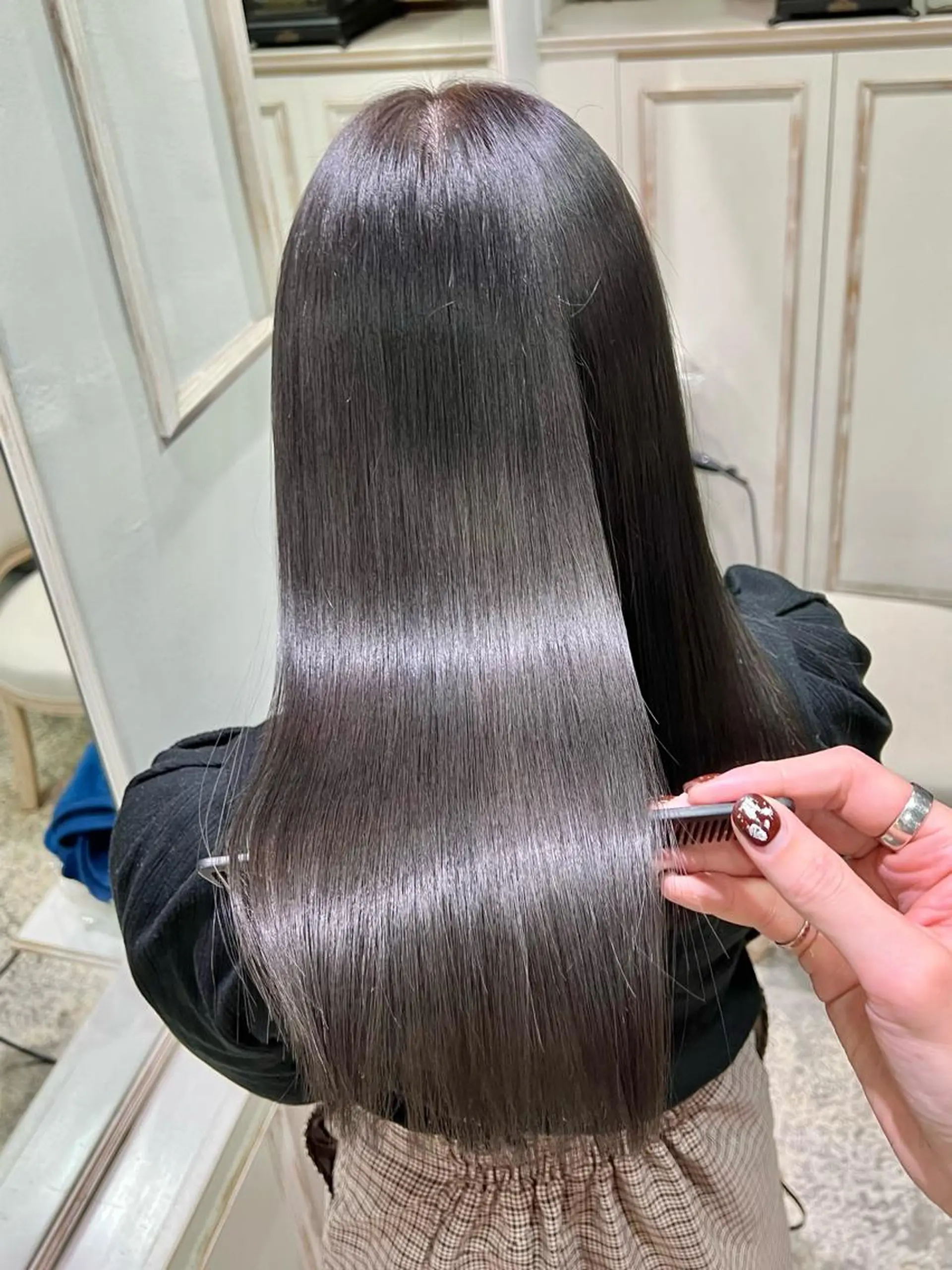 ロング カラー Siesta所属・📣髪質改善縮毛矯正 特化美容師｜庭田📣のヘアスタイル