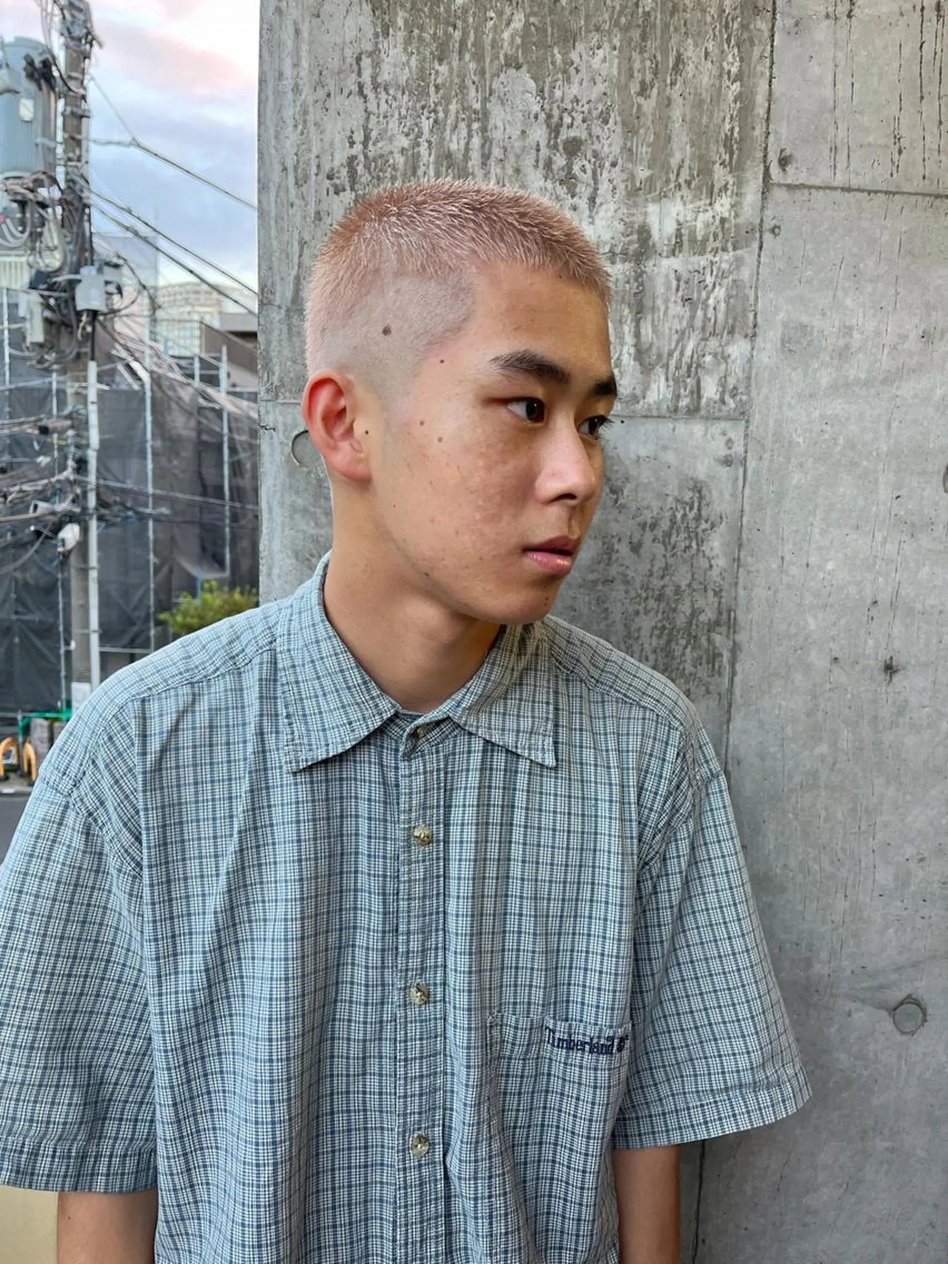 ショート カット ヘアカラー ハイトーンNo.1✨ パーマ✨イマイタツヤのヘアスタイル