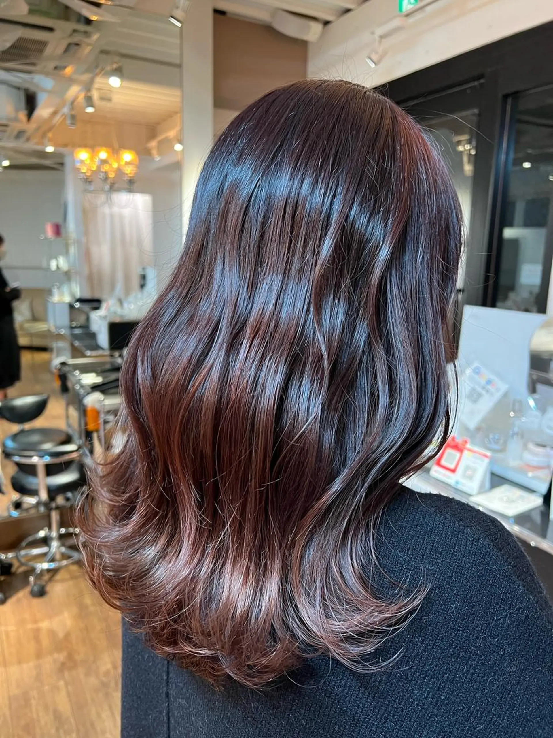 ミディアム カラー カット ヘアカラー トリートメント 🐾 かとう 🐾のヘアスタイル