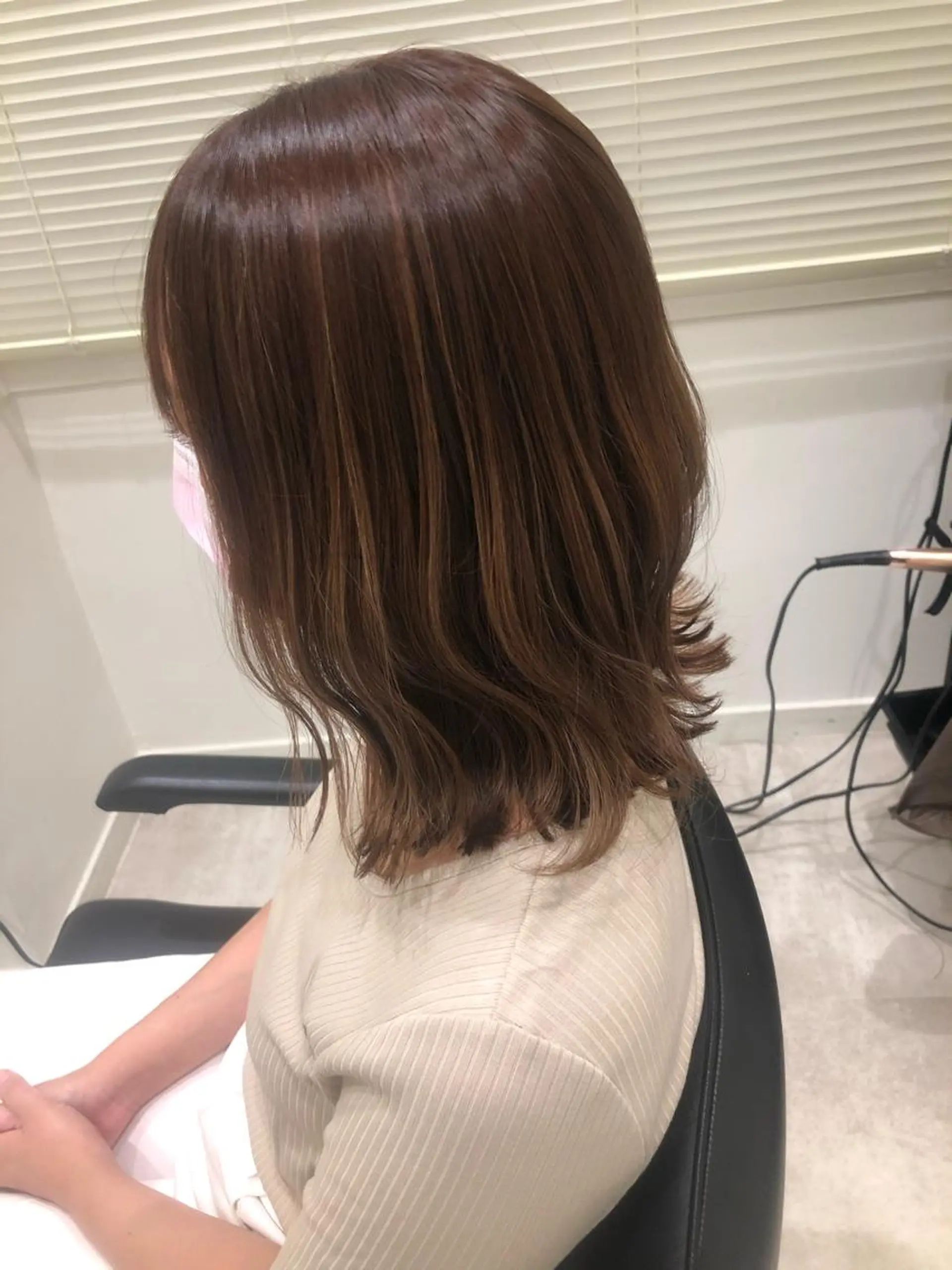 ミディアム GO TODAY SHAiRE SALON原宿Stella店所属・GO TODAY シェアサロンのヘアスタイル