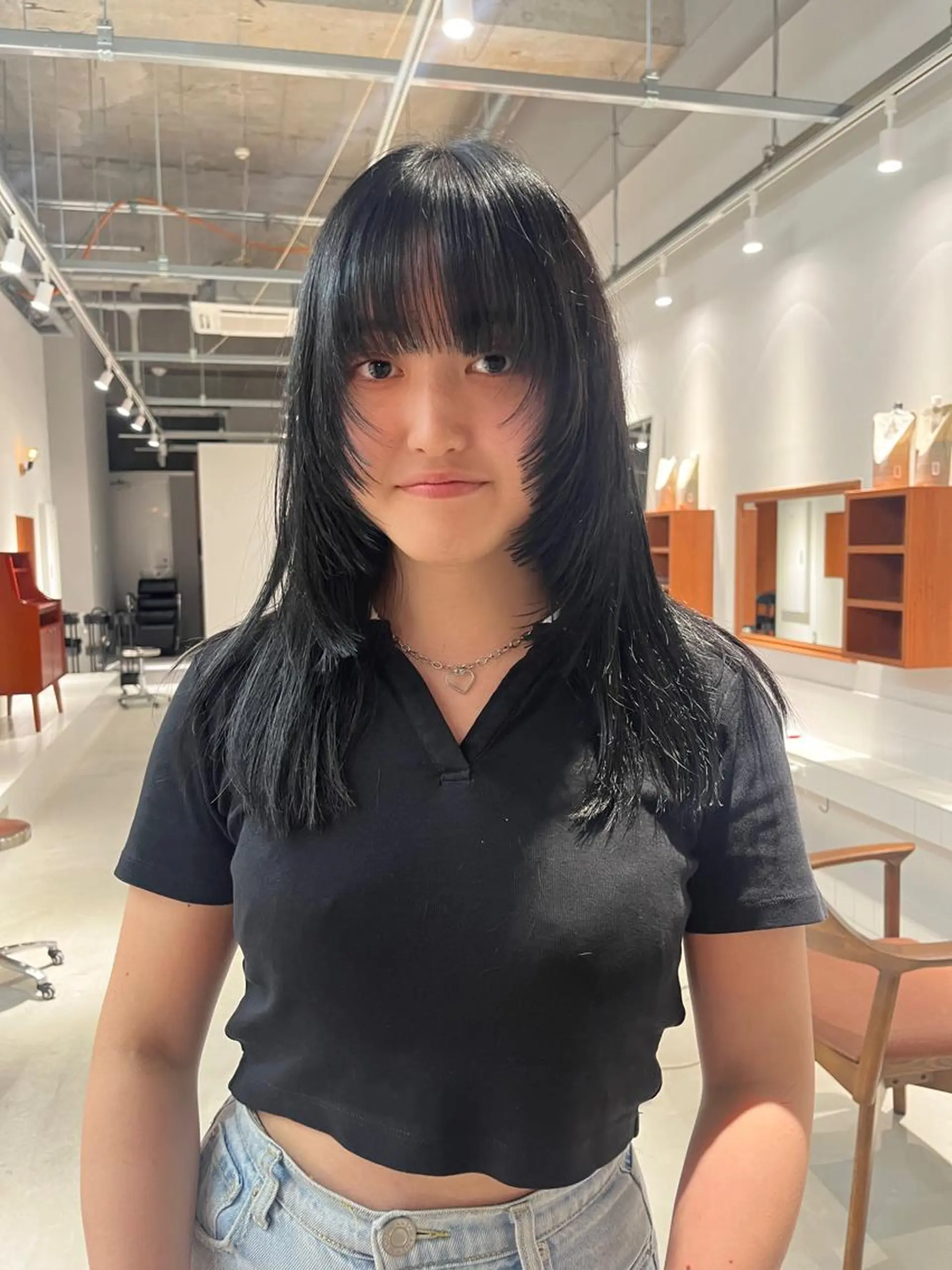 ロング ロング ウルフカット 加藤 悠真のヘアスタイル