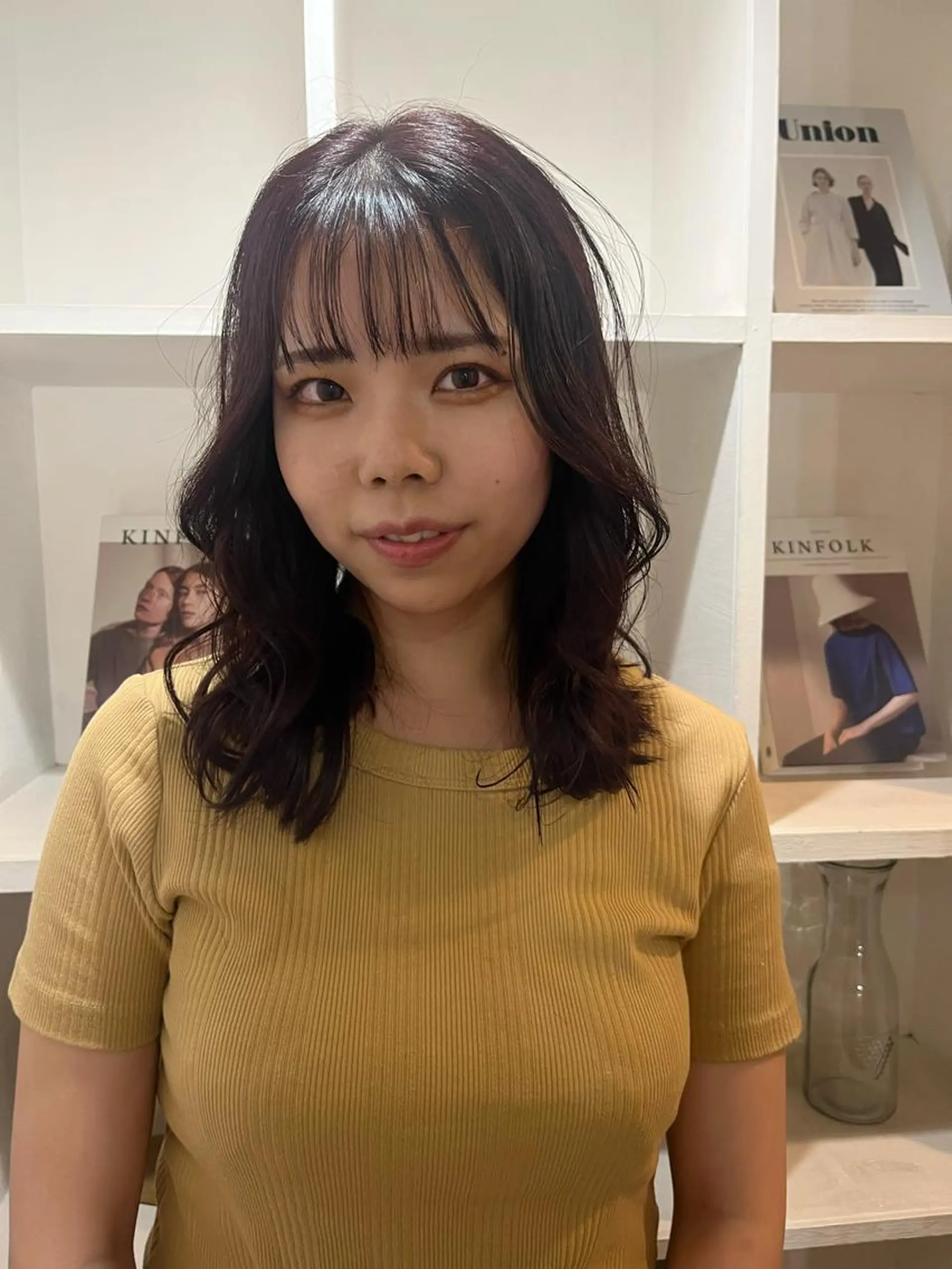 ミディアム SALOWIN新宿三丁目frente所属・髪質改善/艶カラー MISATOのヘアスタイル