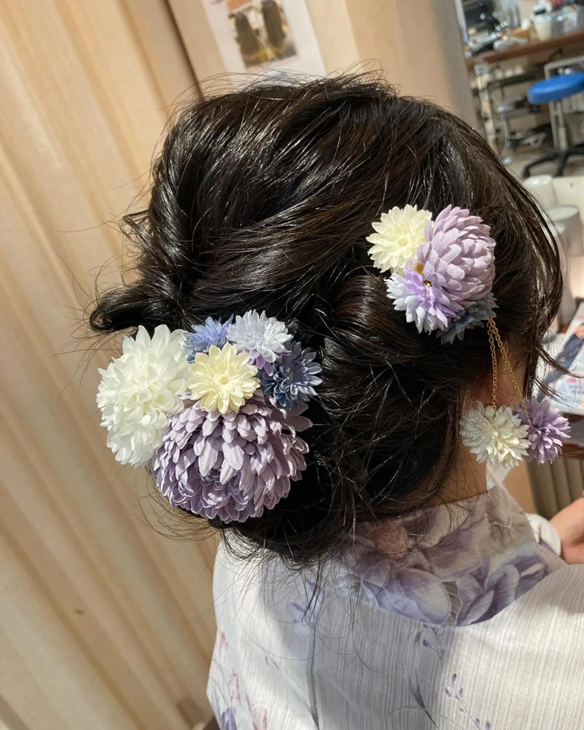 カラー 浴衣 髪質改善/透明感 カラー/内藤有須加のヘアスタイル