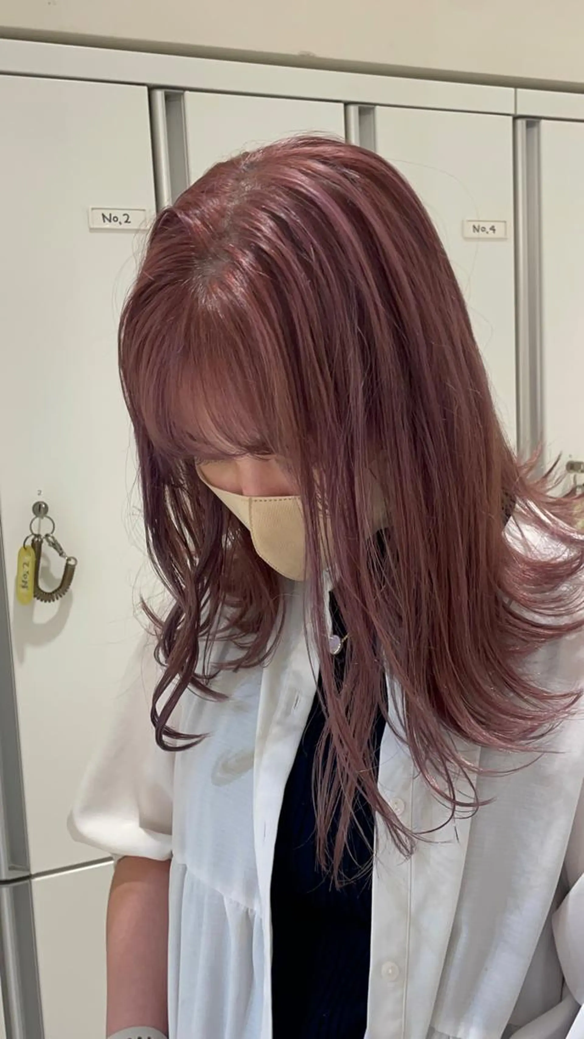カラー ブラウンカラー ラベンダーカラー Wカラー🎀/ 韓国風/TOMOMIのヘアスタイル