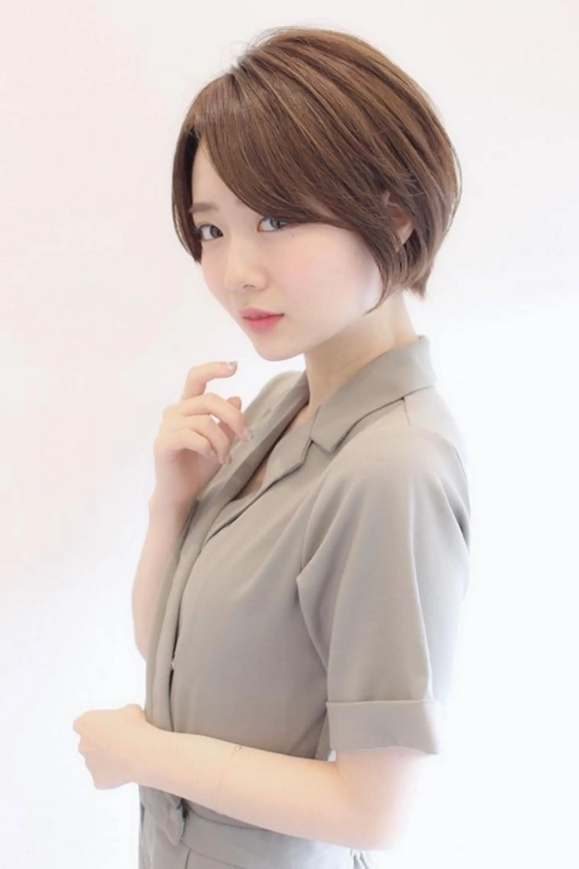 ショート カラー 藤田 義剛のヘアスタイル