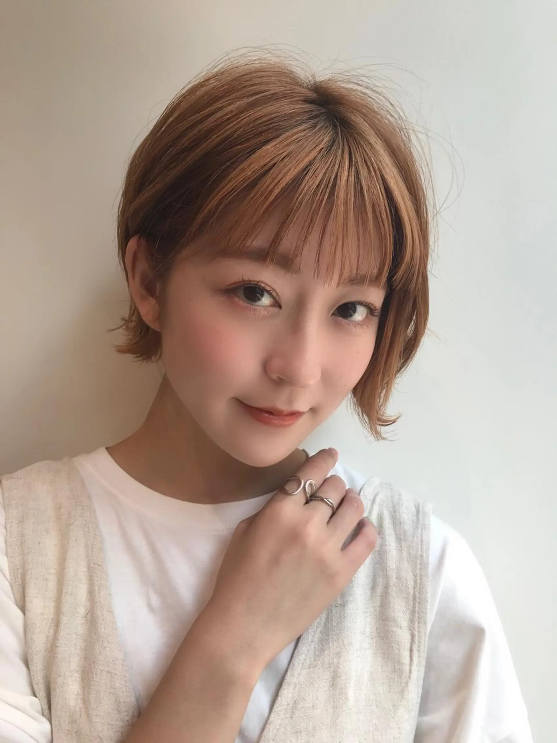 ショート カット ヘアカラー トリートメント natsumi .のヘアスタイル