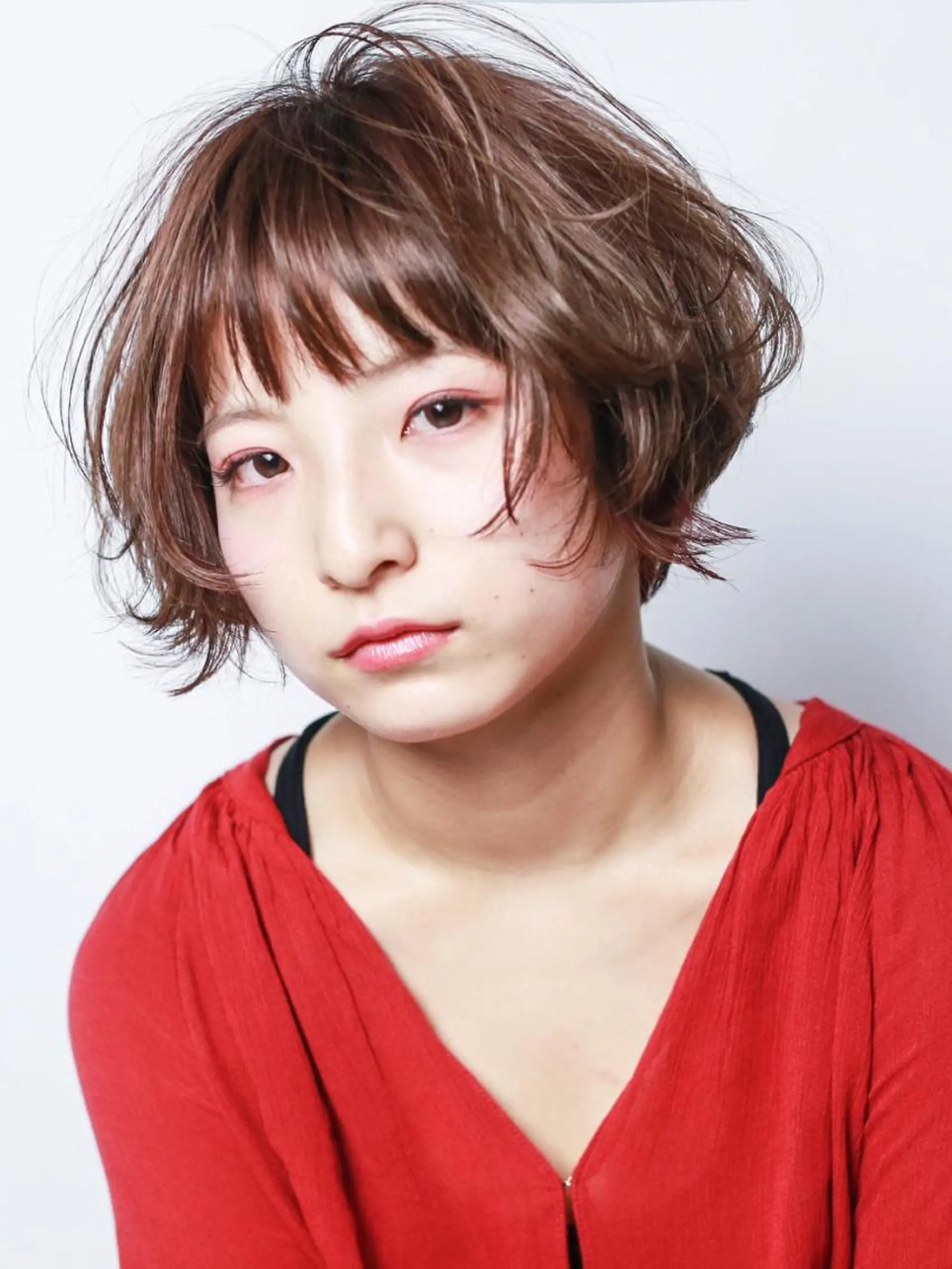 ショート 横井伴典 矢場町 メンズパーマ/カットのヘアスタイル