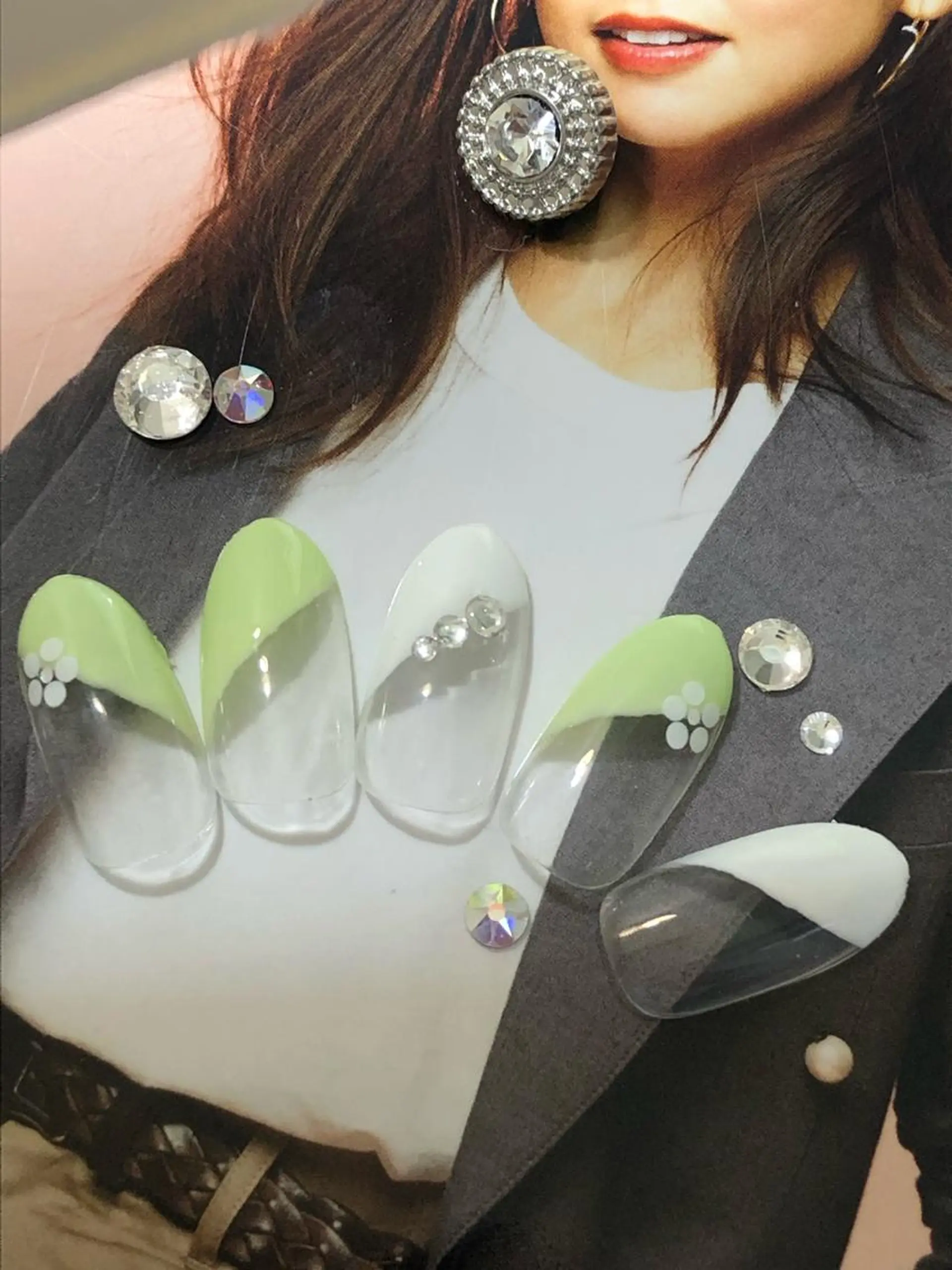 ネイル 北浦和 自爪育成ケアのネイルデザイン