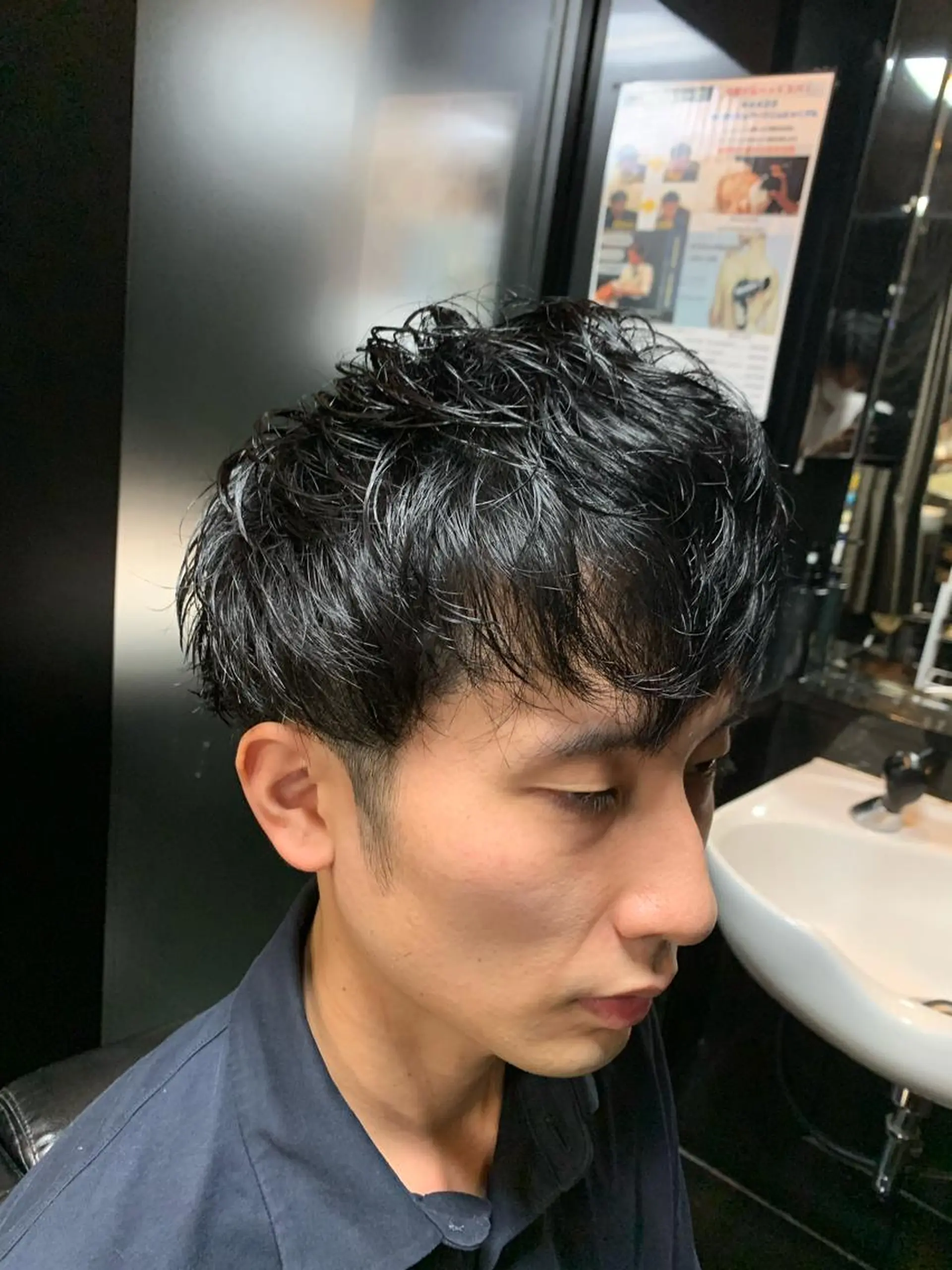 ショート メンズ ヒロ銀座 バーバーショップ神楽坂所属・ひらお あおとのヘアスタイル