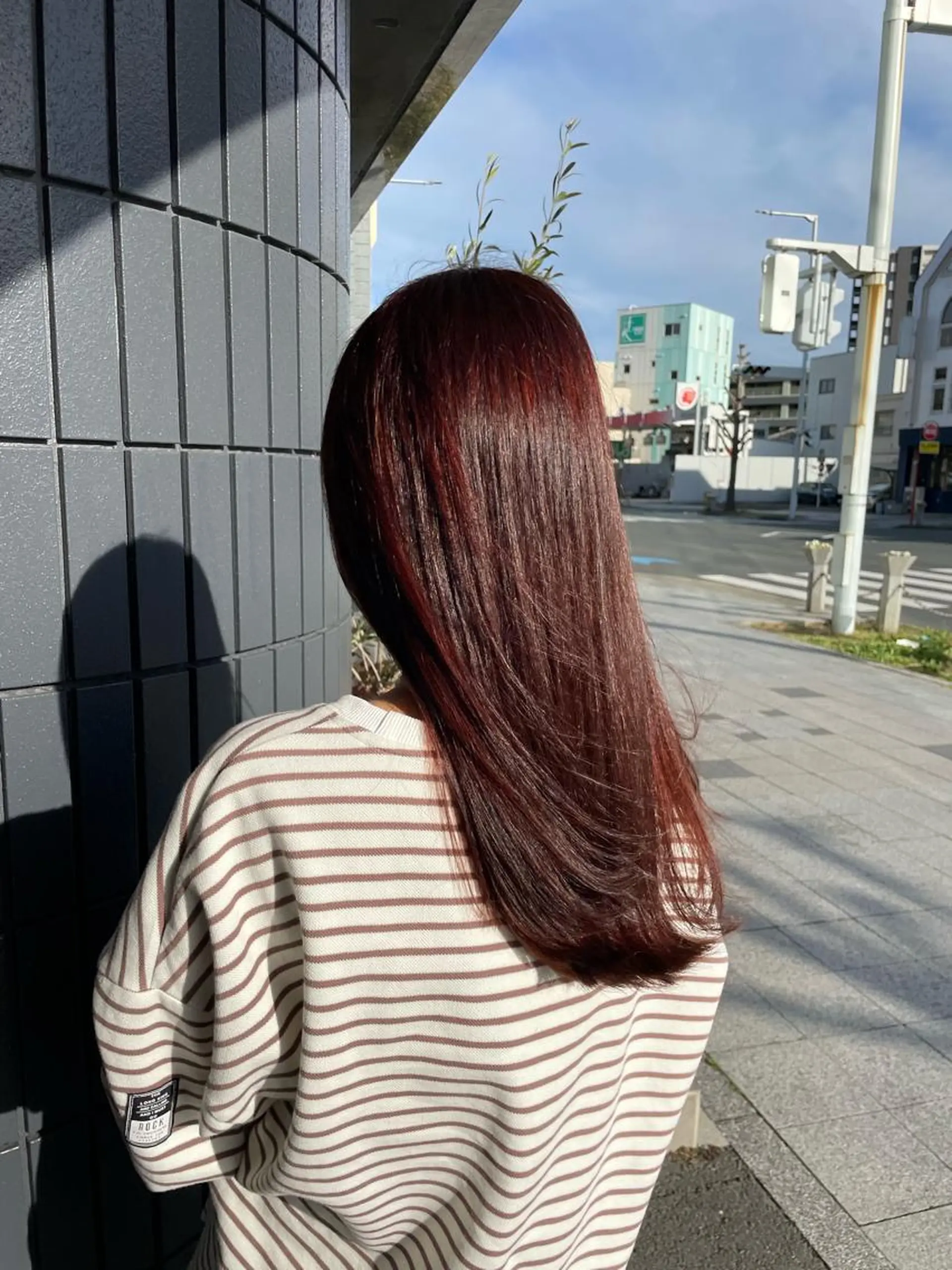 カラー レッドカラー 【史上最高】口コミ No.1/ナツキのヘアスタイル