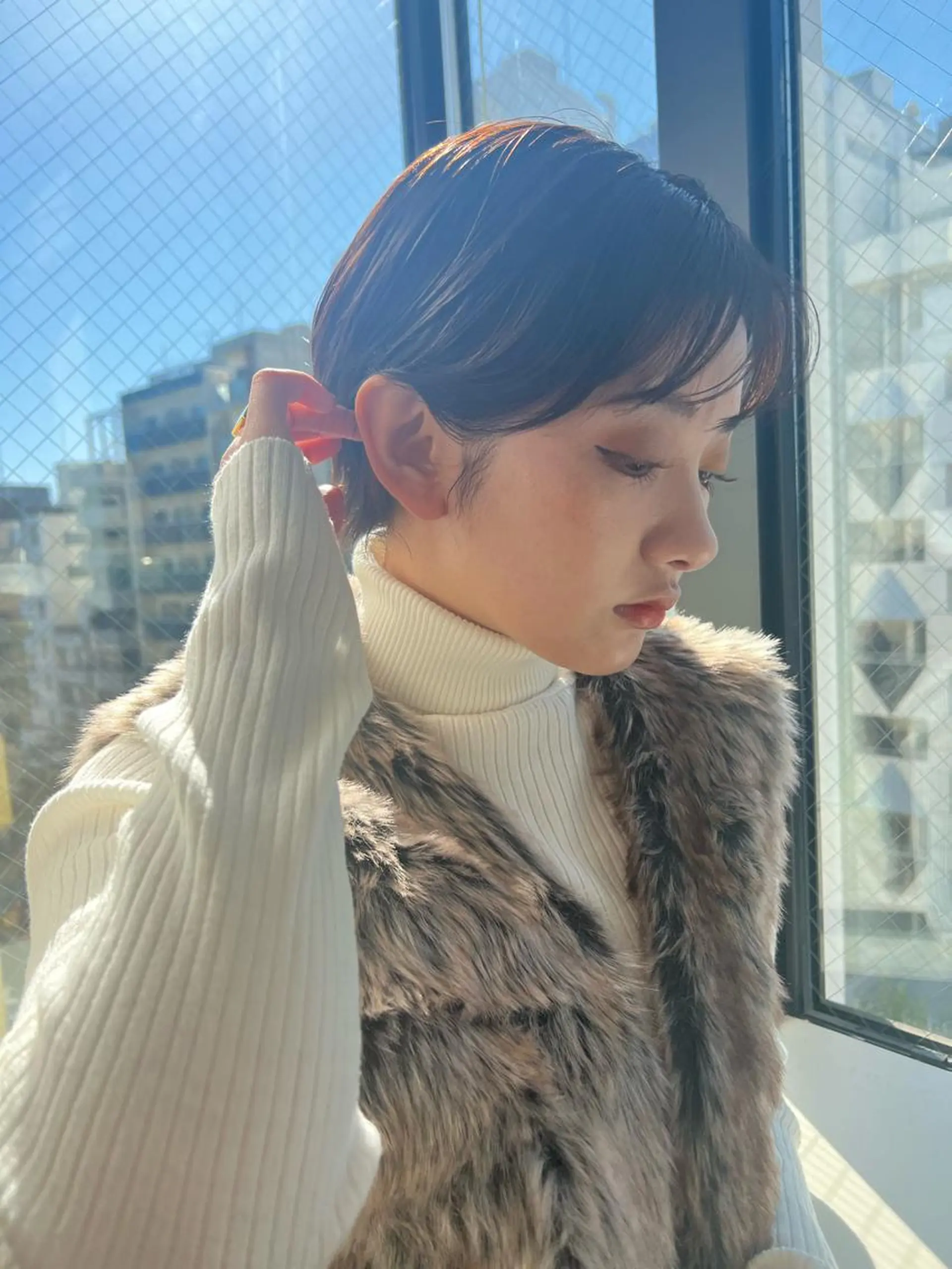 ショート YUMA/レイヤー/ 似合わせ/パーマのヘアスタイル