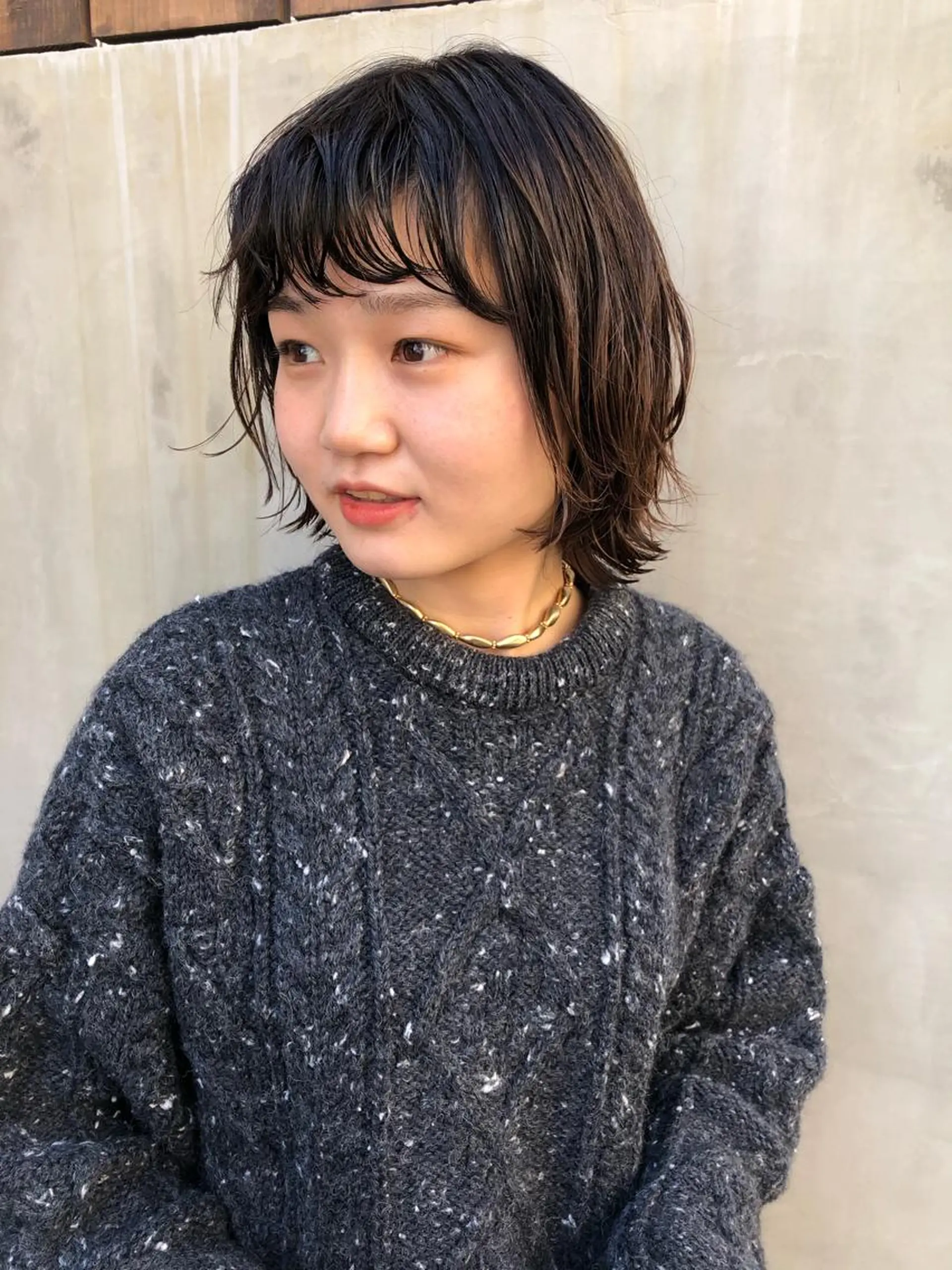 ショート カラー パーマ ヘアアレンジ BRUNTJET所属・MAEDA MADOKAのヘアスタイル