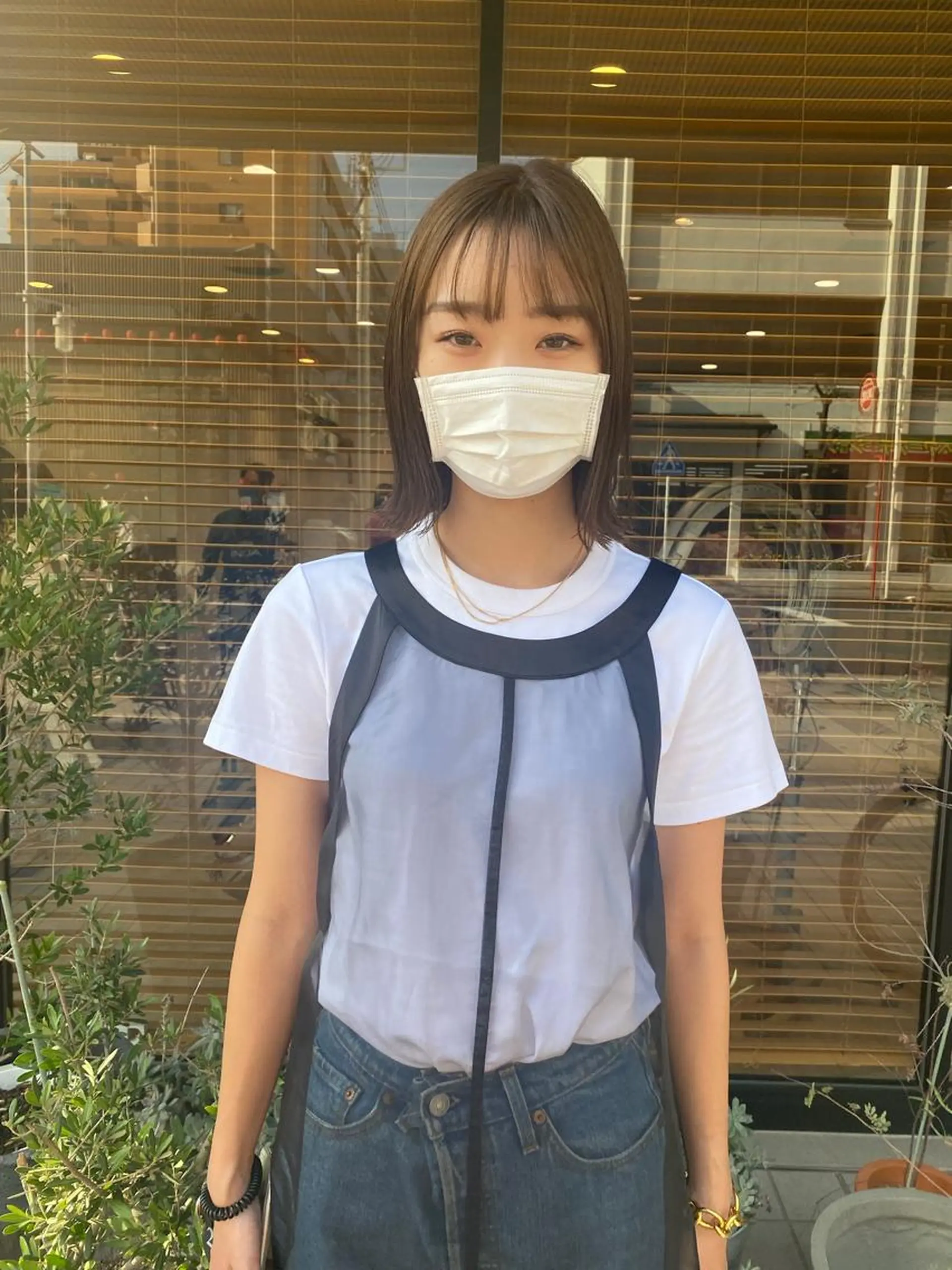 ショート カラー ベージュカラー ブリーチ ヘアカラー トリートメント ヘッドスパ パーマ指名No1 /namiのヘアスタイル