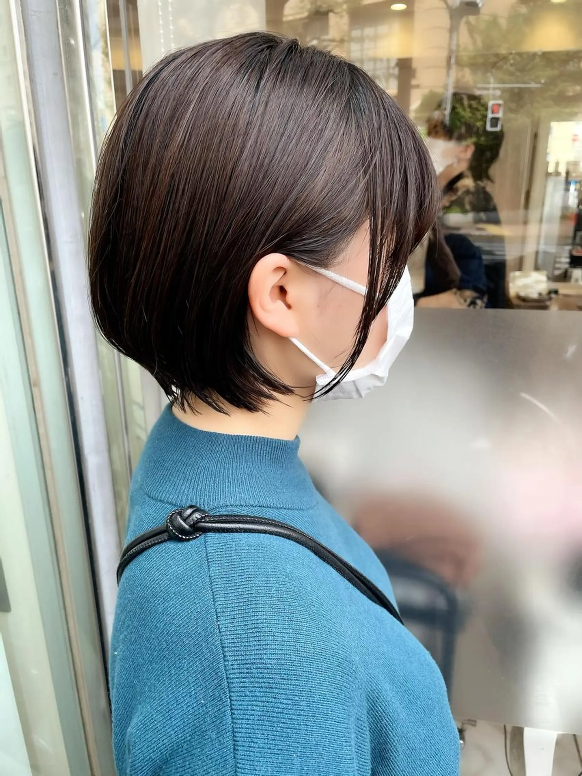 ショート ショート/ボブ/ 白髪ぼかし/しんやのヘアスタイル