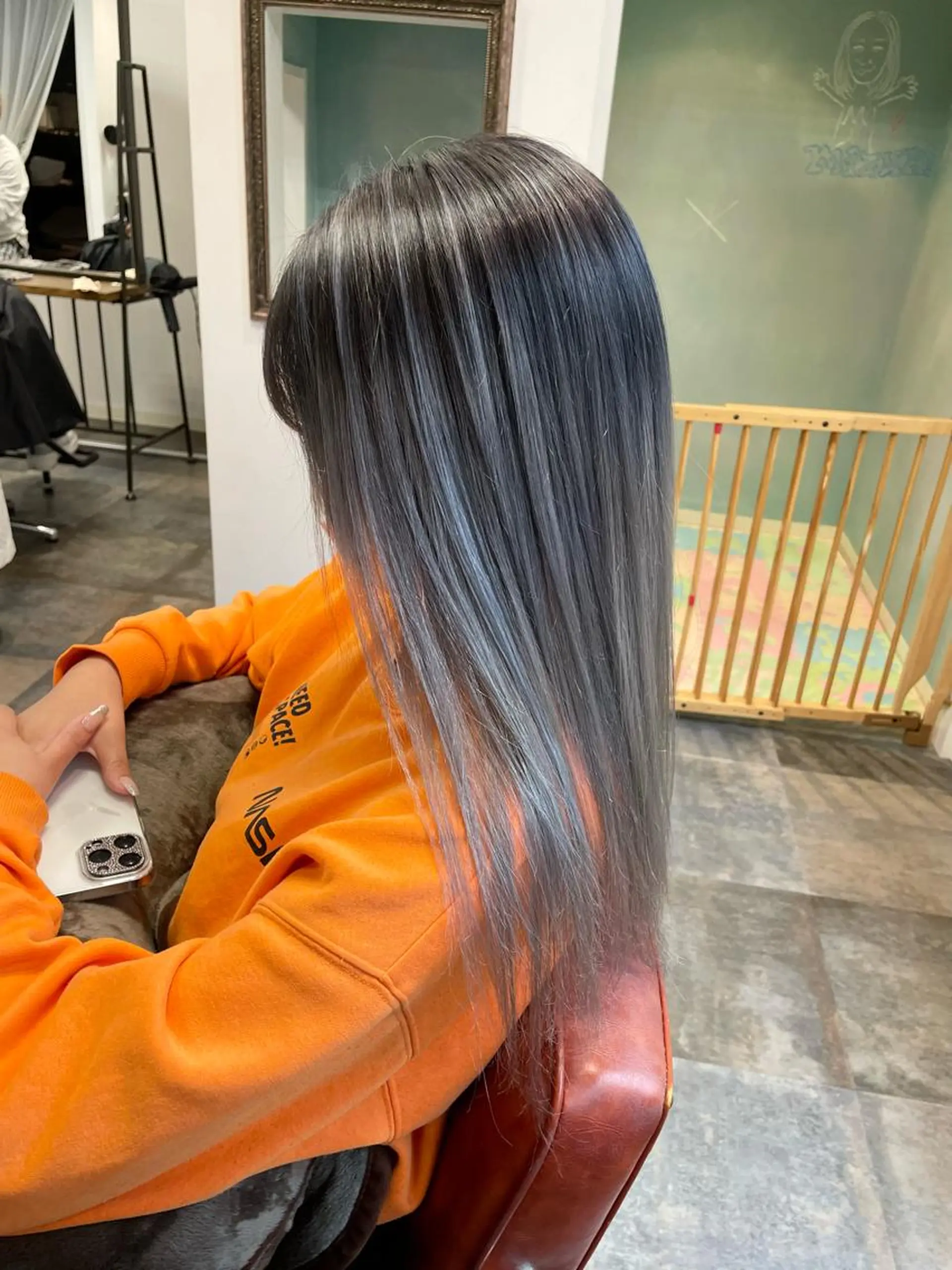 ロング カラー ~tie.hair salon所属・Ryoka🌼倉敷/ ハイトーン/レイヤーのヘアスタイル