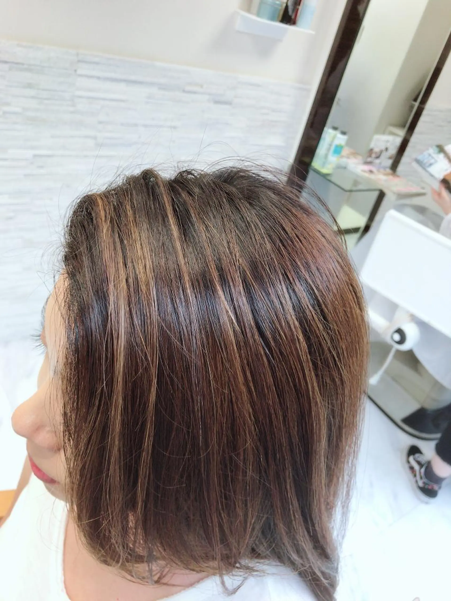 カラー ハイライトカラー MUSASHI ブリーチカラー◎のヘアスタイル