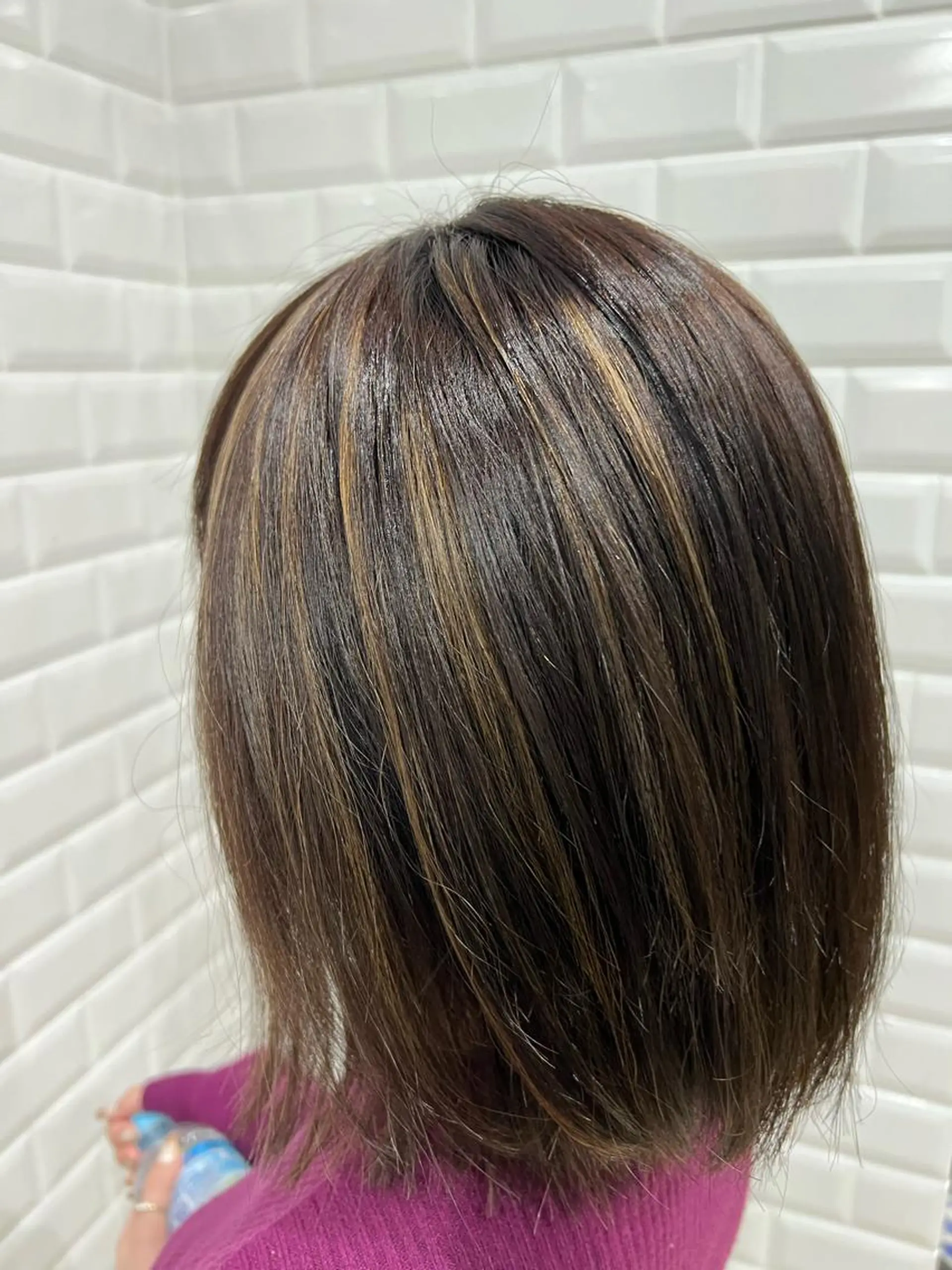 ショート ハイライト SORA麻布十番店所属・細井 敦生のヘアスタイル