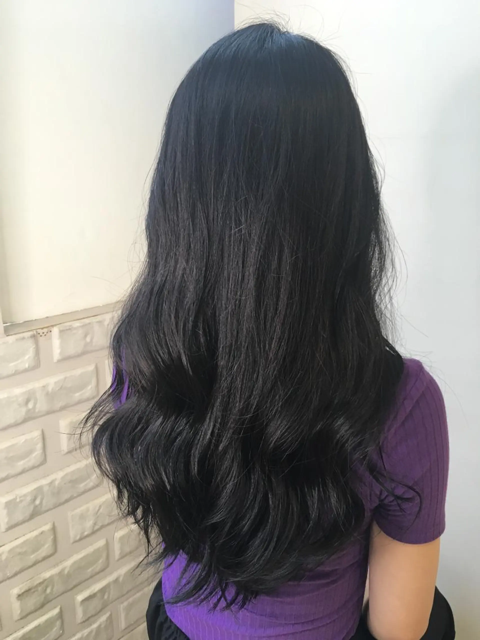 ロング カラー 農添 杏のヘアスタイル