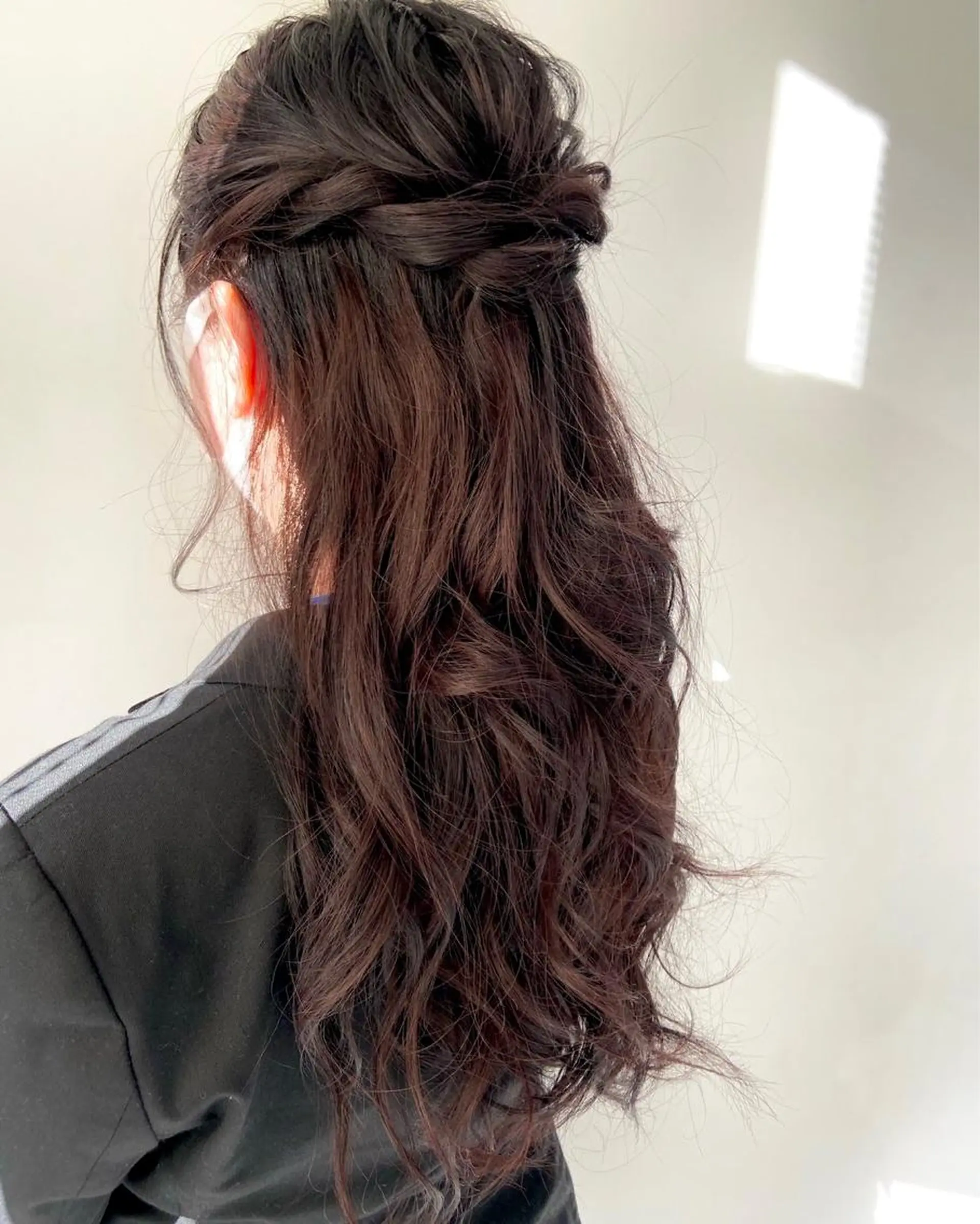 ヘアアレンジ ハーフアップ 木寺 樹莉のヘアスタイル