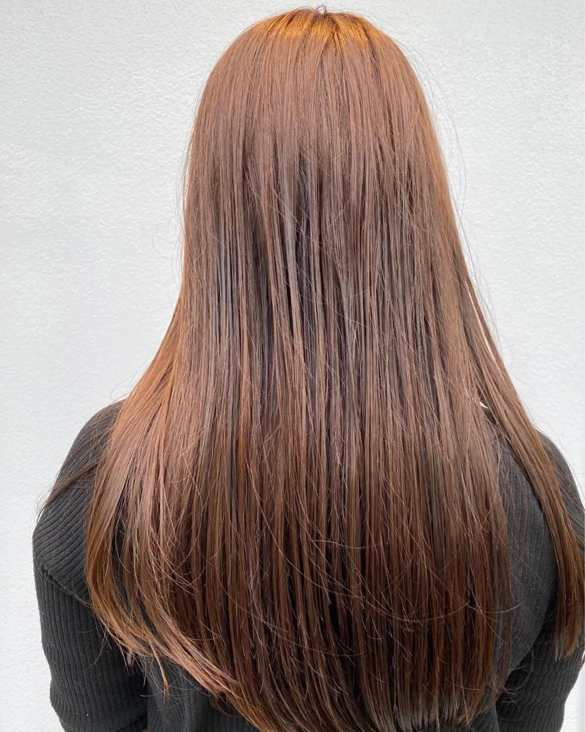 ロング カラー アッシュ アッシュブラウン ブラウンカラー ヘアカラー トリートメント 🎀暖色カラー🎀 おかだみほのヘアスタイル